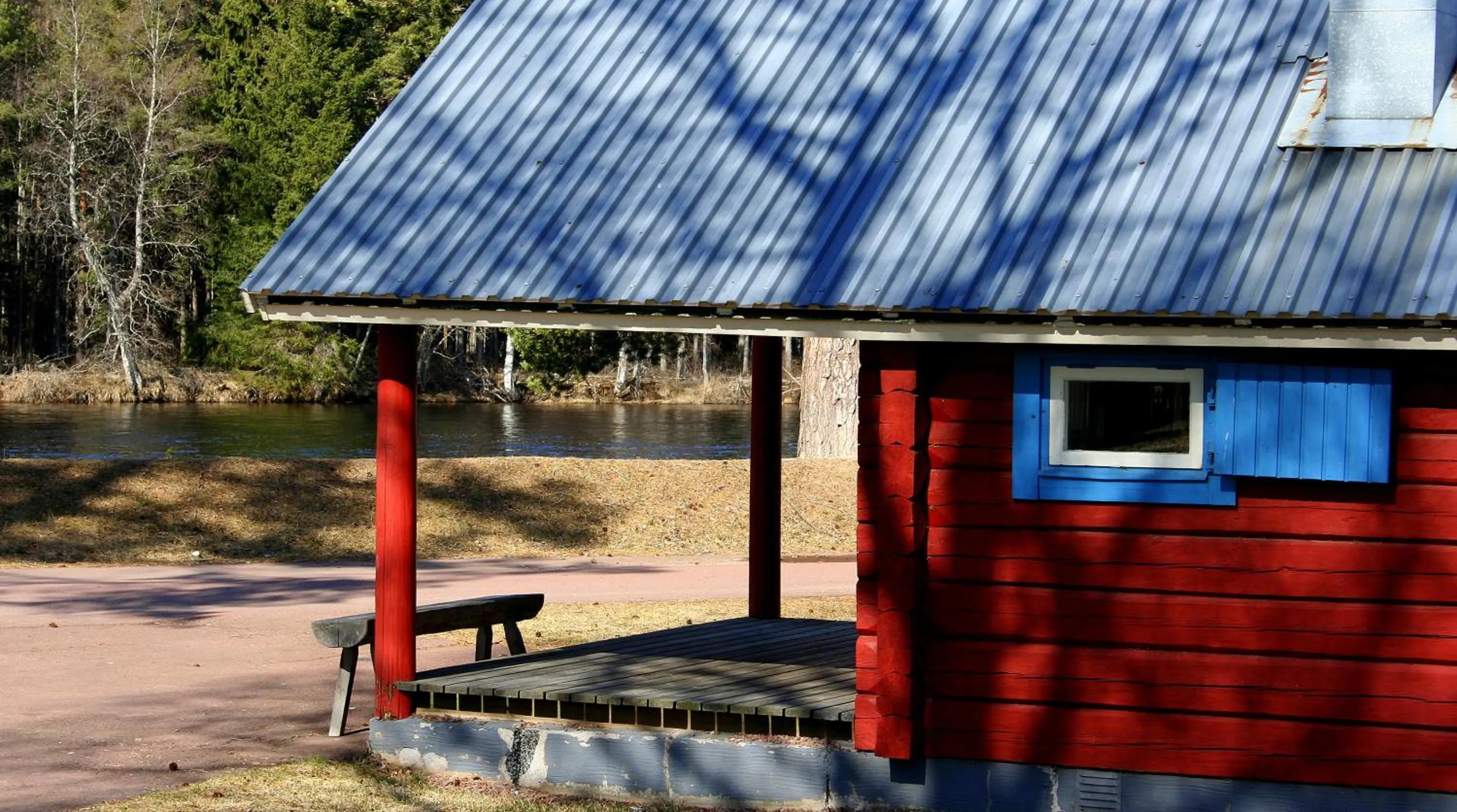 Property building in Älvdalens Camping