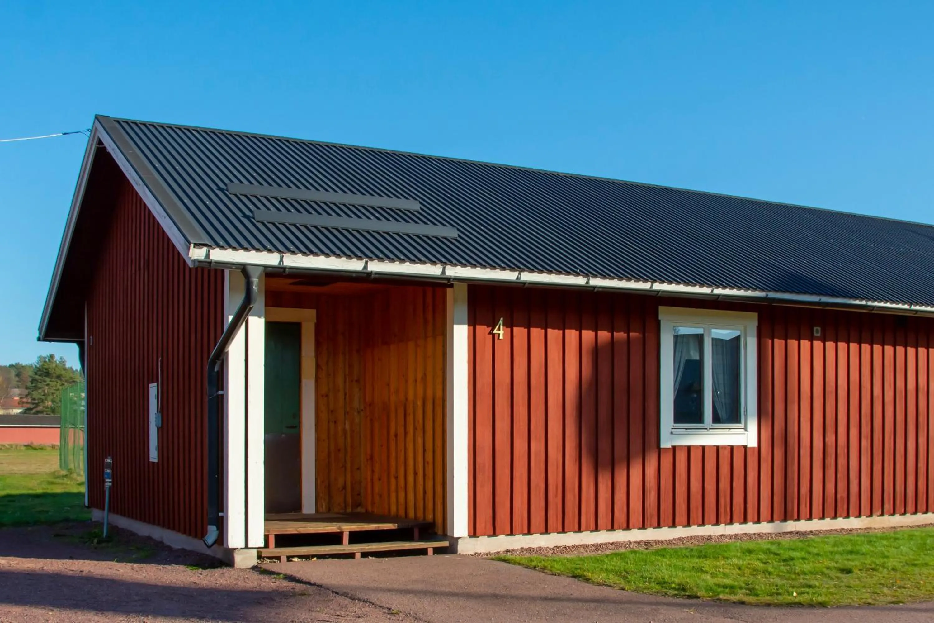 Property building in Älvdalens Camping