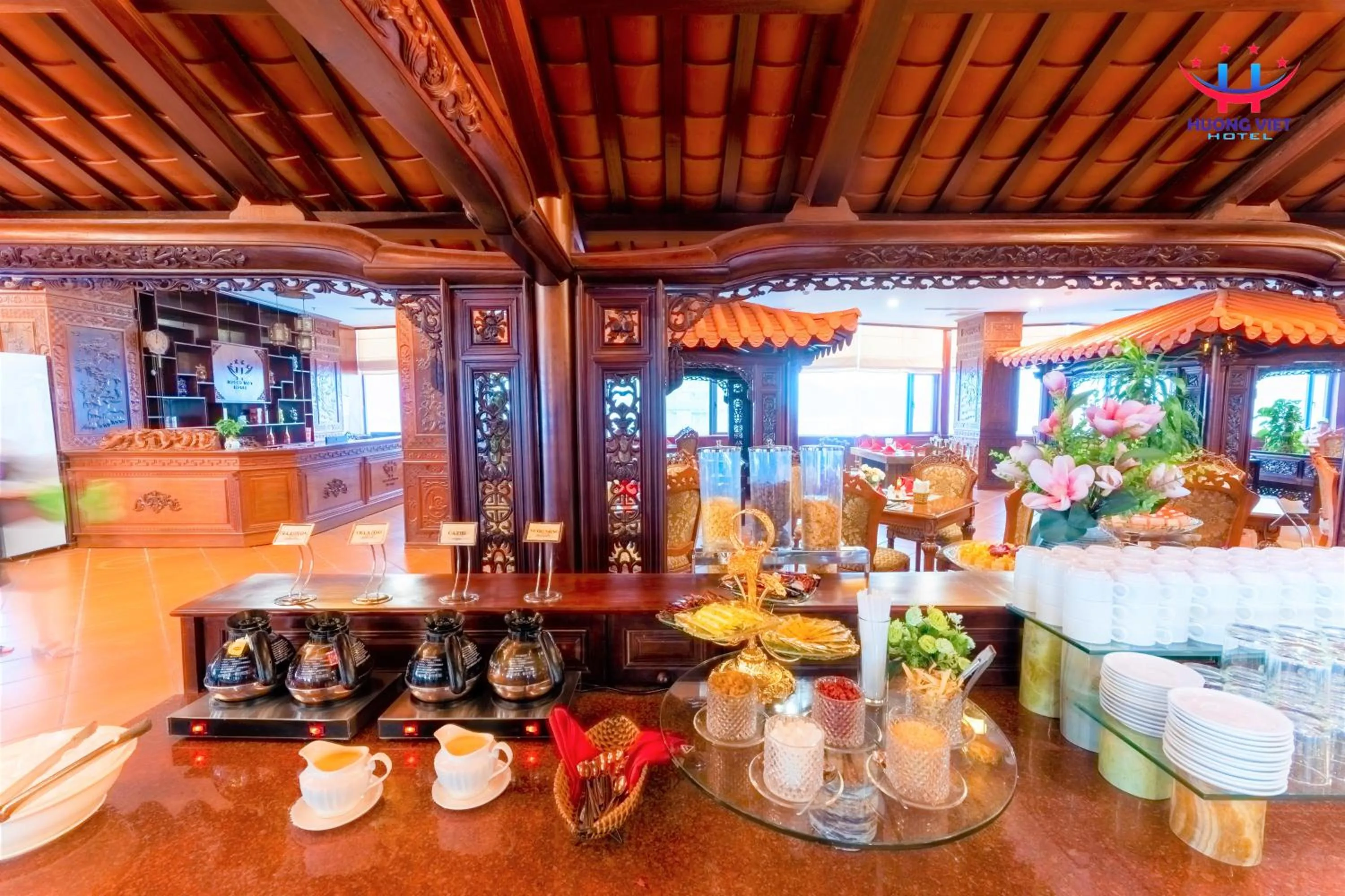 Buffet breakfast in Huong Viet Hotel Quy Nhon - Beachfront