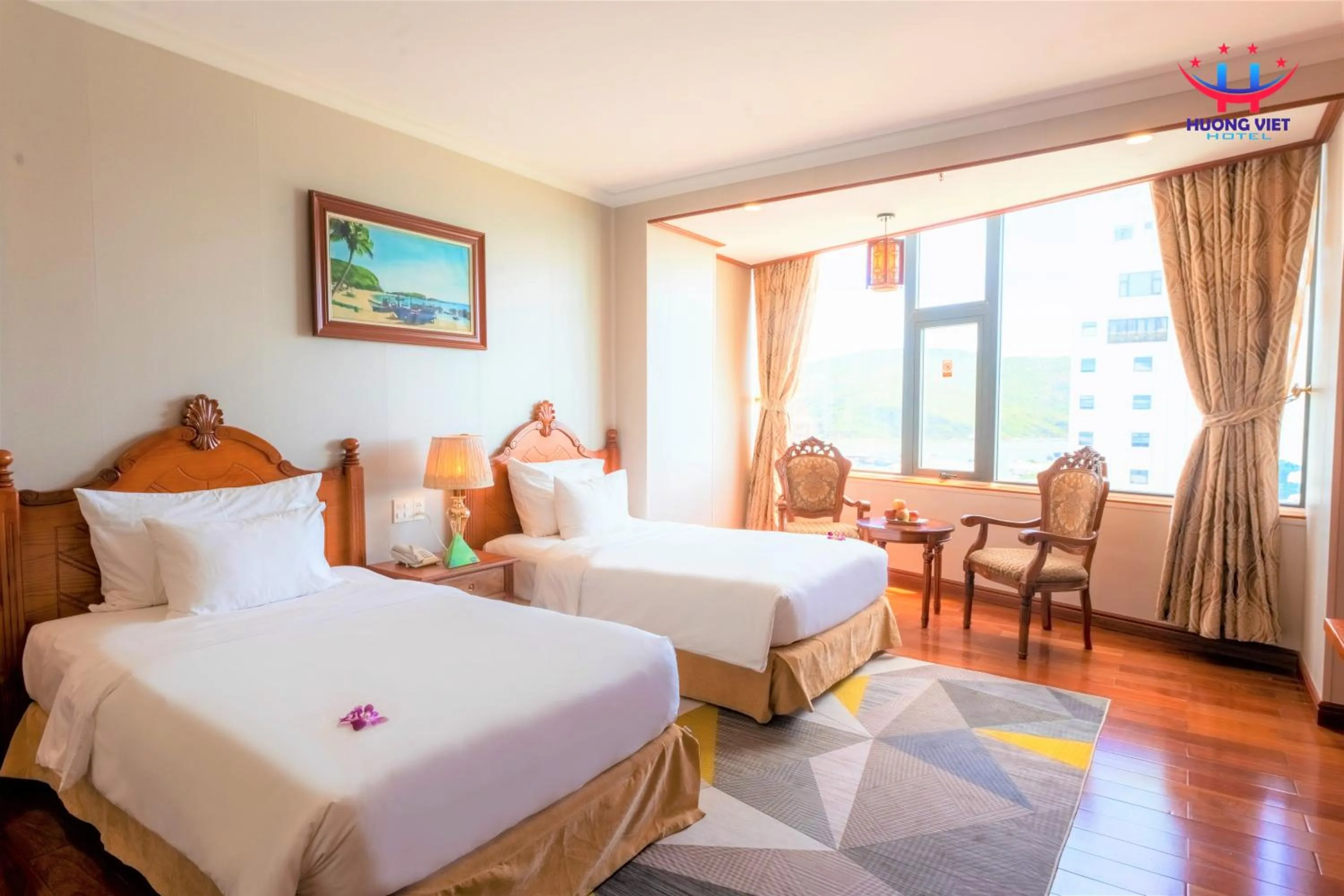 Bedroom, Bed in Huong Viet Hotel Quy Nhon - Beachfront