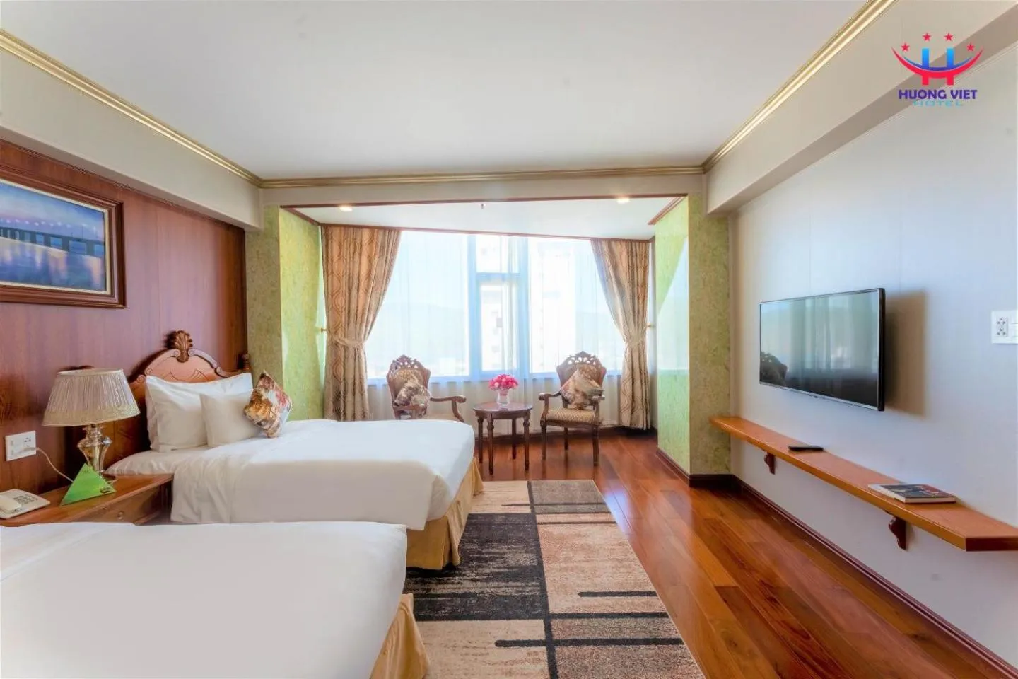 Bedroom, Bed in Huong Viet Hotel Quy Nhon - Beachfront