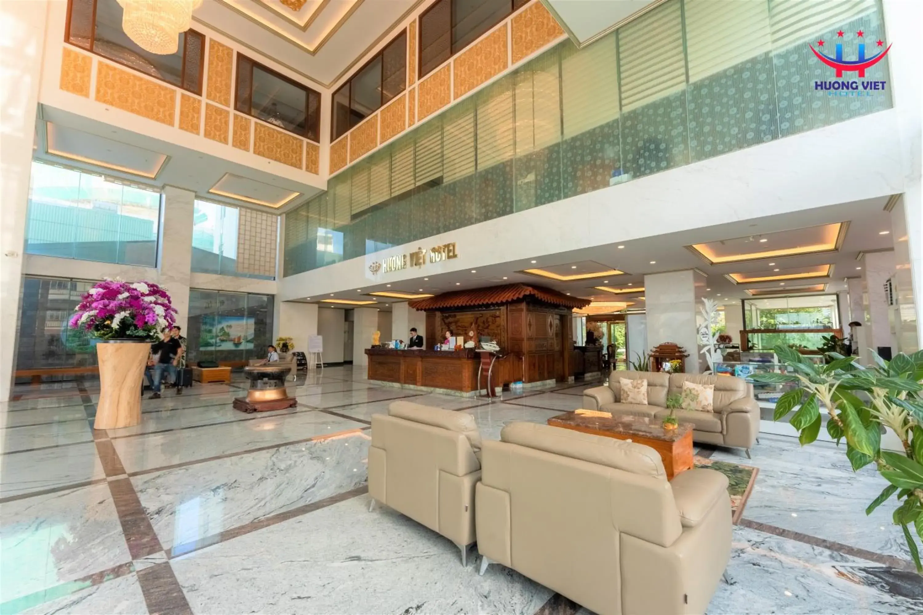Lobby or reception in Huong Viet Hotel Quy Nhon - Beachfront Lobby or reception in Huong Viet Hotel Quy Nhon - Beachfront