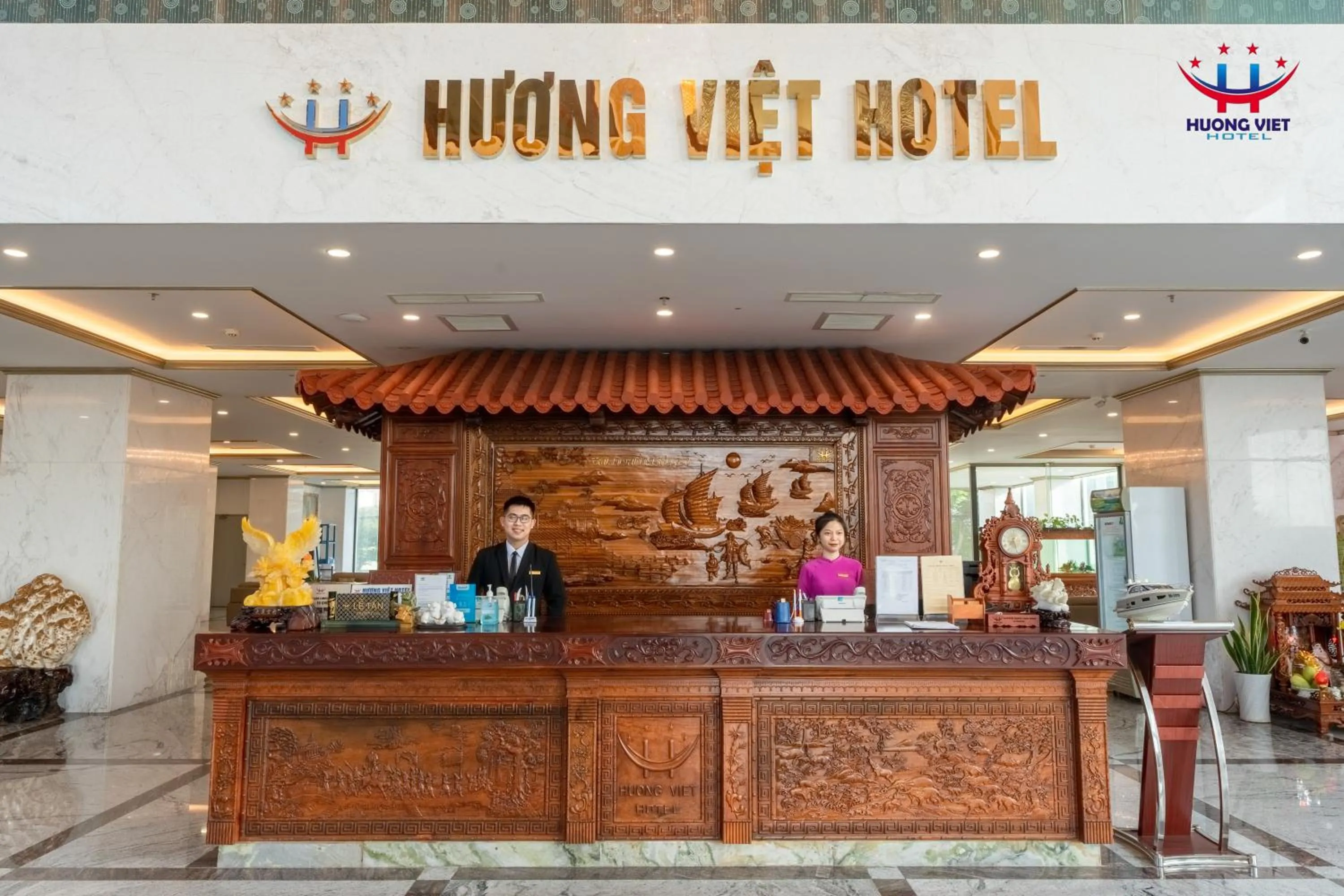 Lobby or reception in Huong Viet Hotel Quy Nhon - Beachfront