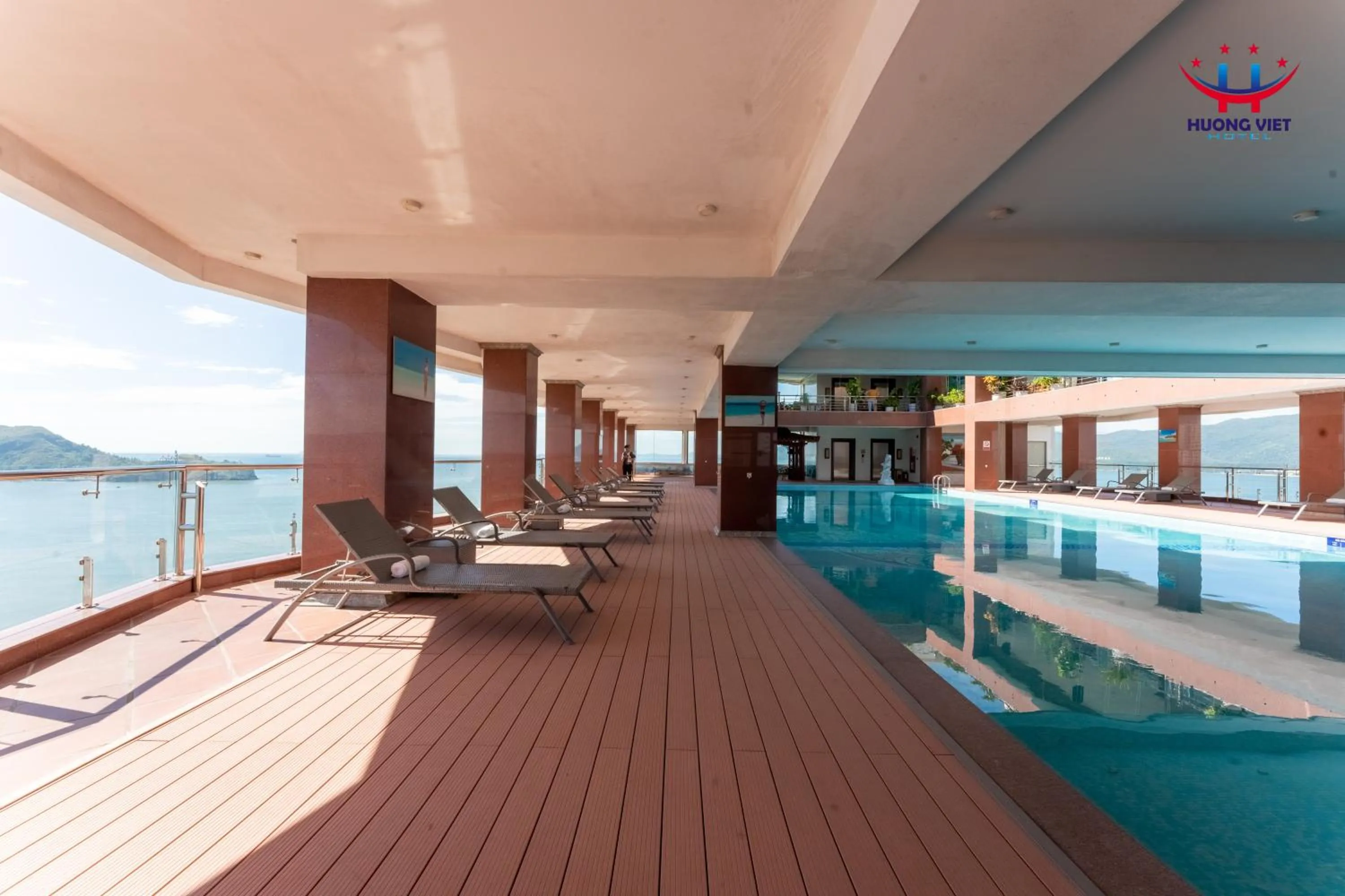 Pool view in Huong Viet Hotel Quy Nhon - Beachfront