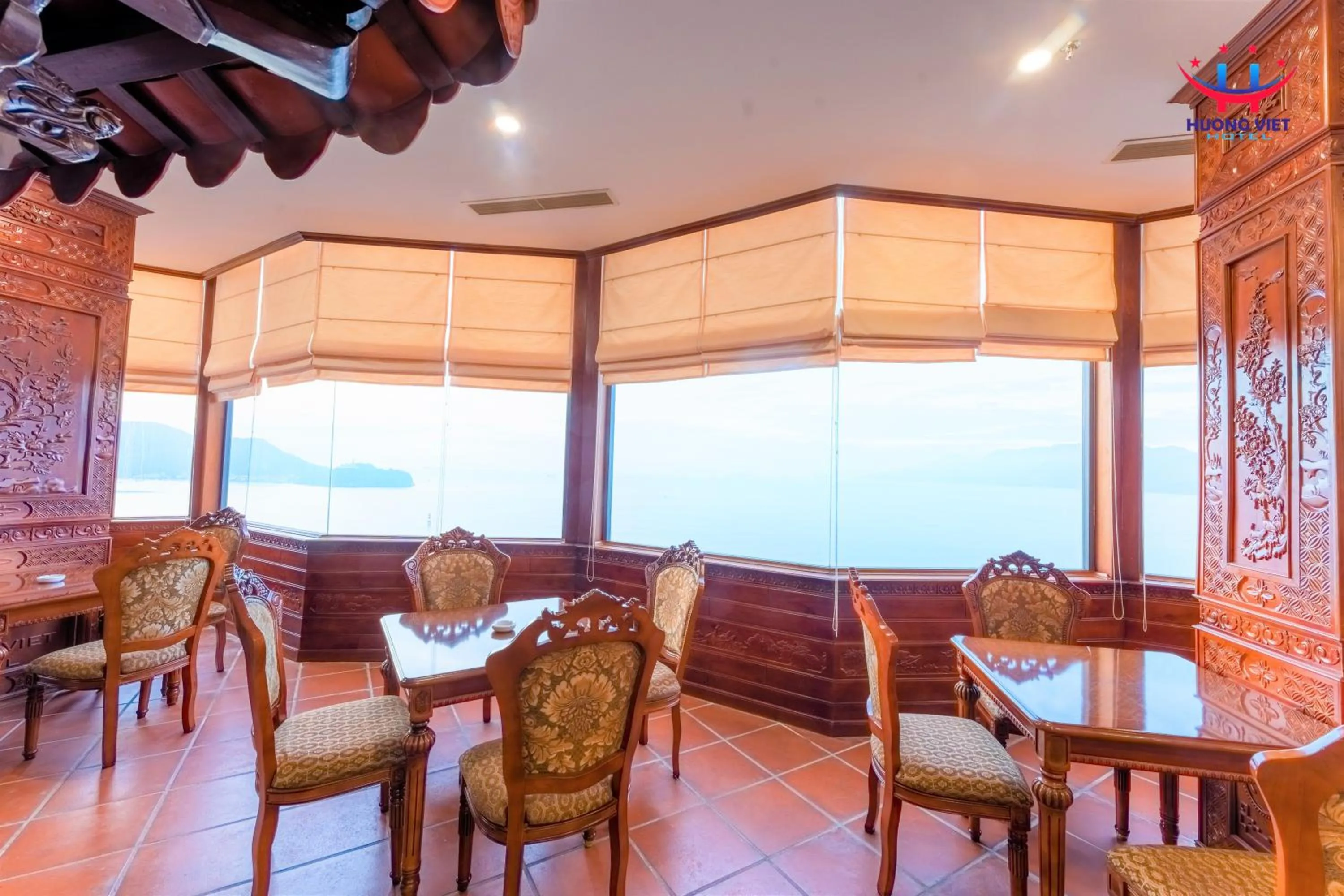 Buffet breakfast in Huong Viet Hotel Quy Nhon - Beachfront