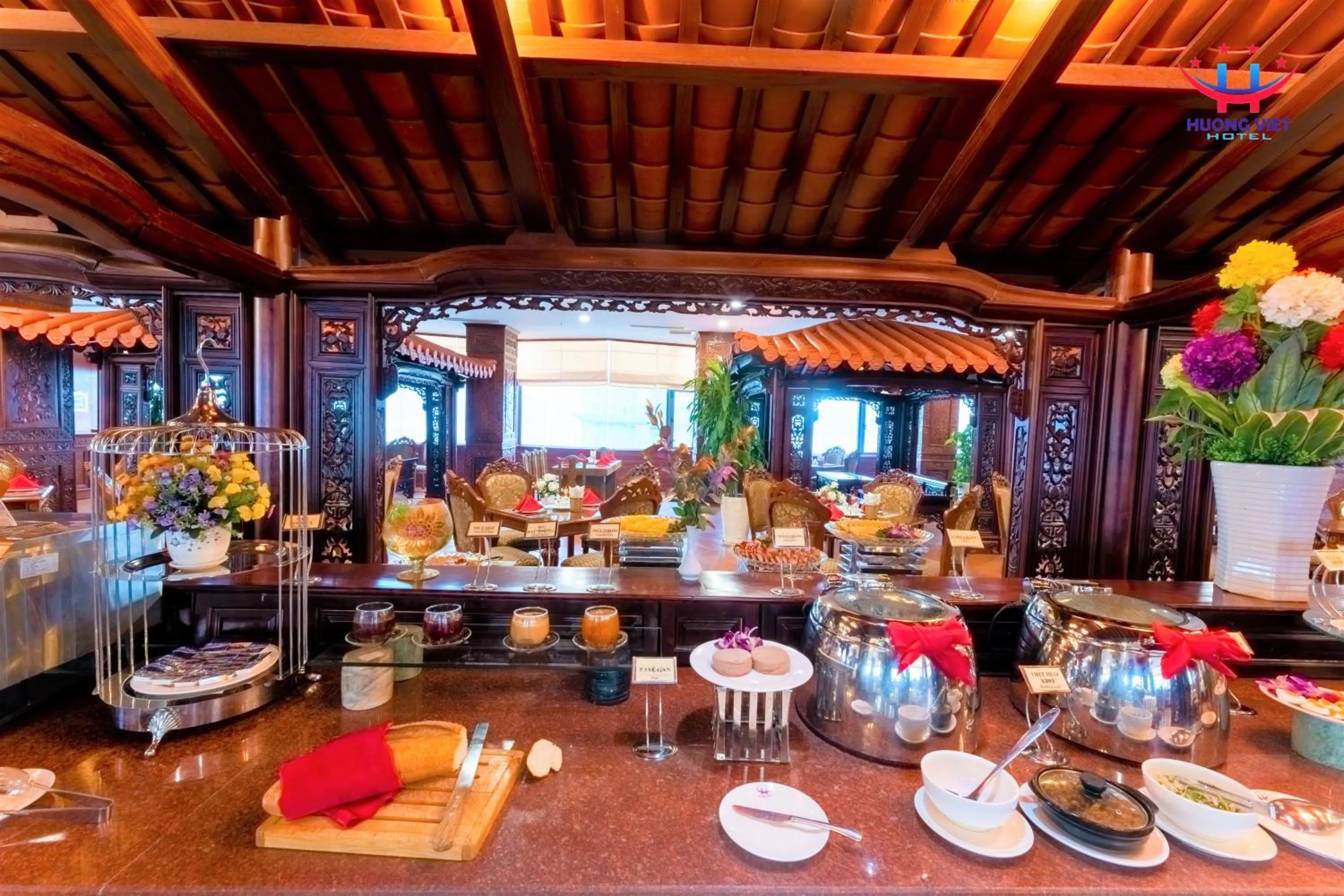 Buffet breakfast in Huong Viet Hotel Quy Nhon - Beachfront