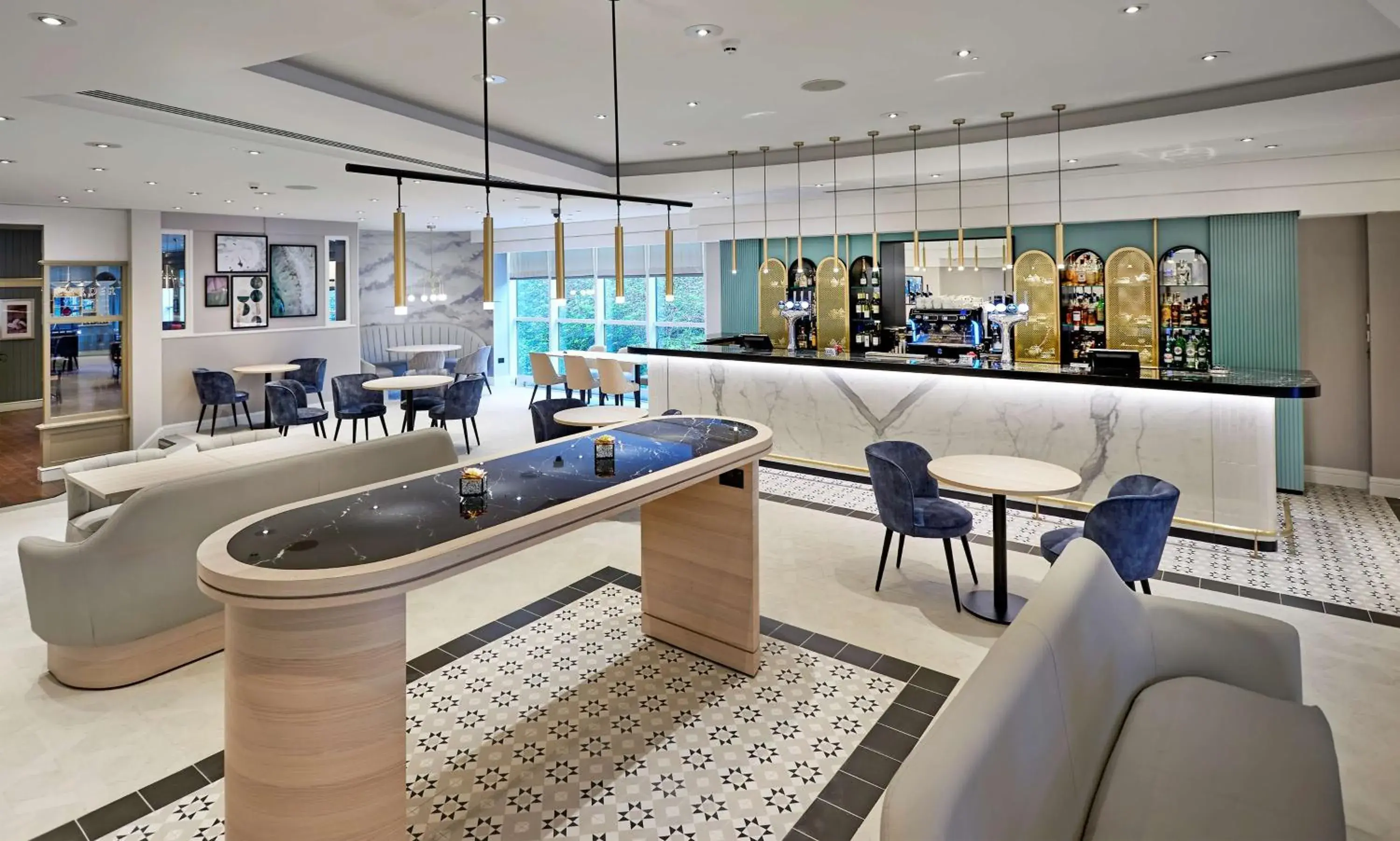 Lobby or reception in Hilton London Croydon Lobby or reception in Hilton London Croydon