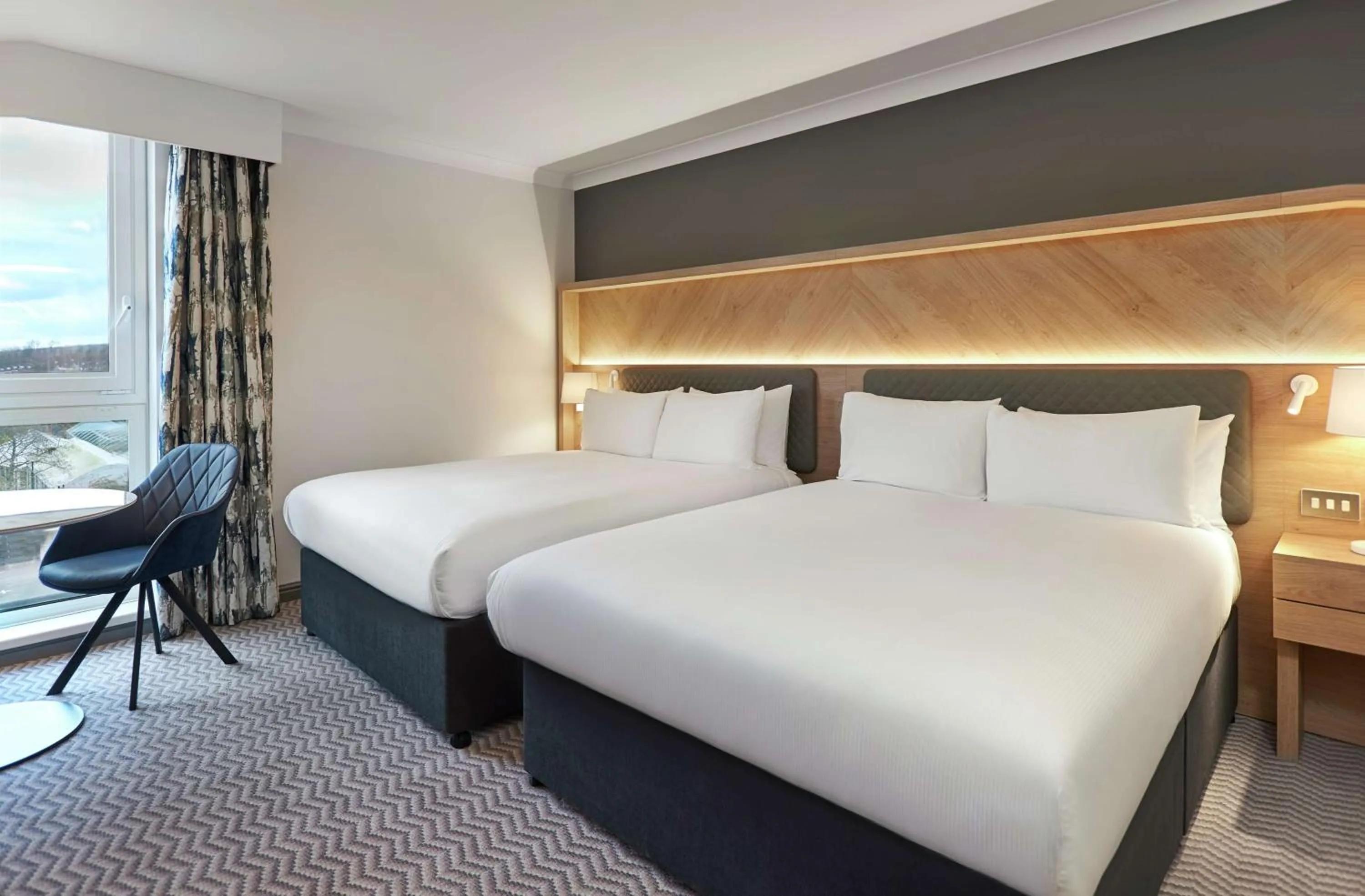 Bed in Hilton London Croydon