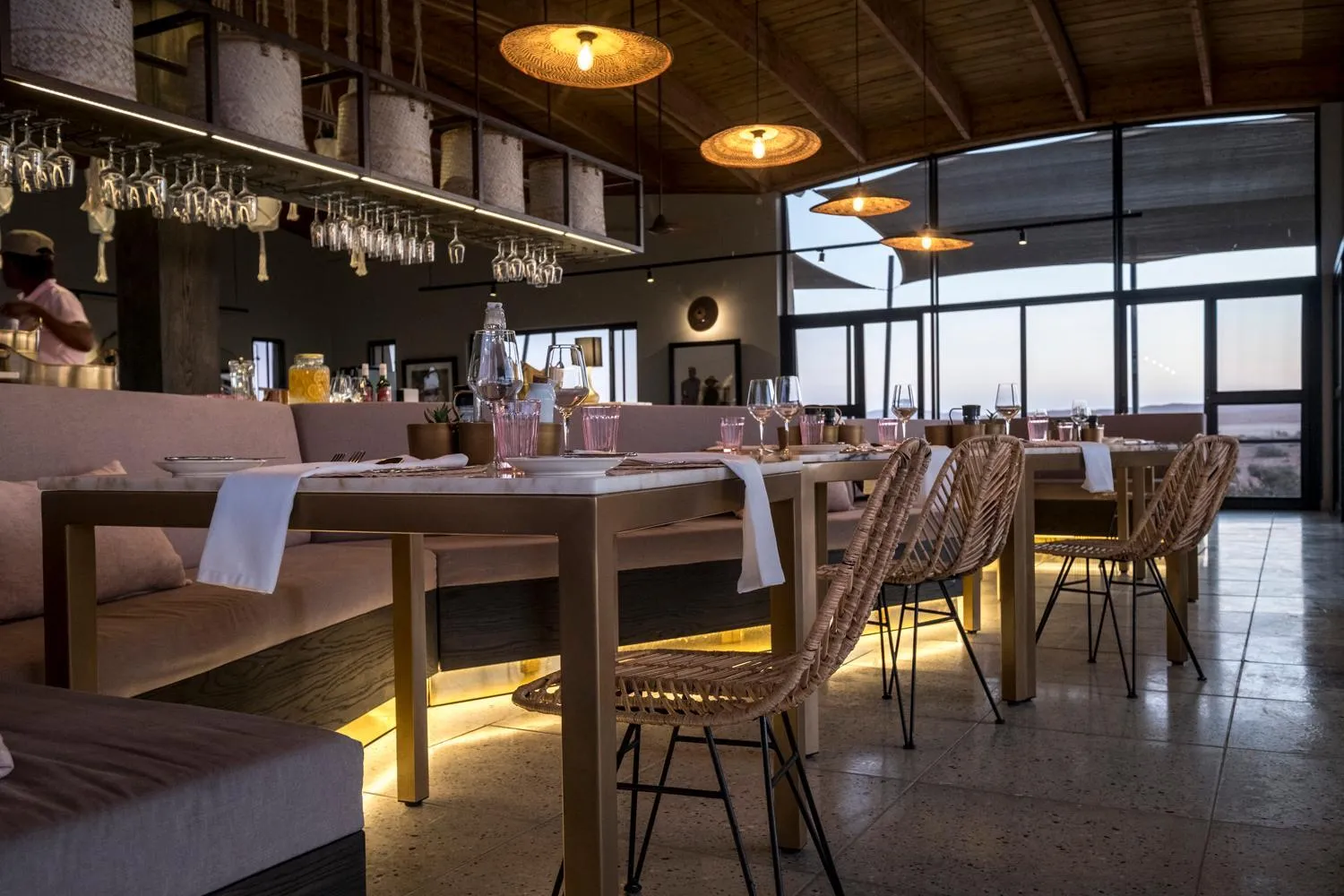 Dining area in The Desert Grace