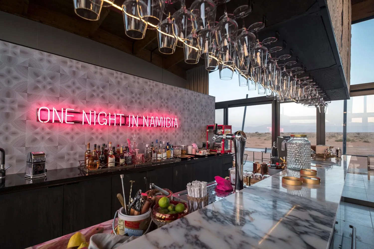 Lounge or bar in The Desert Grace