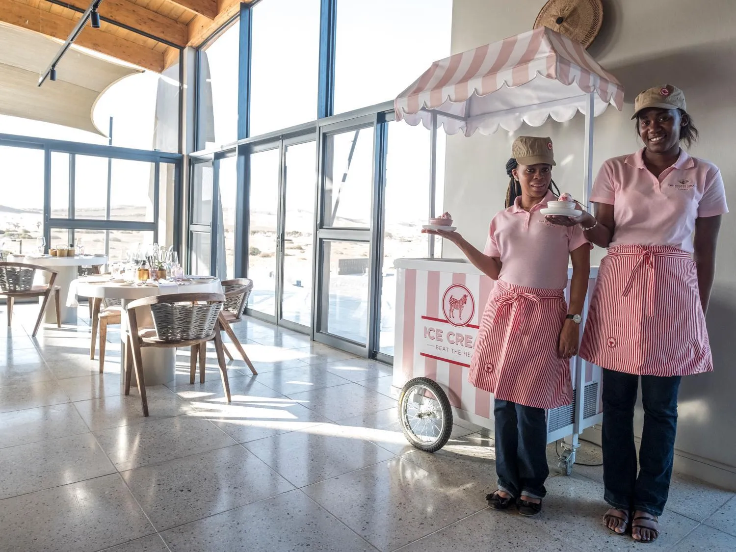 Dining area in The Desert Grace