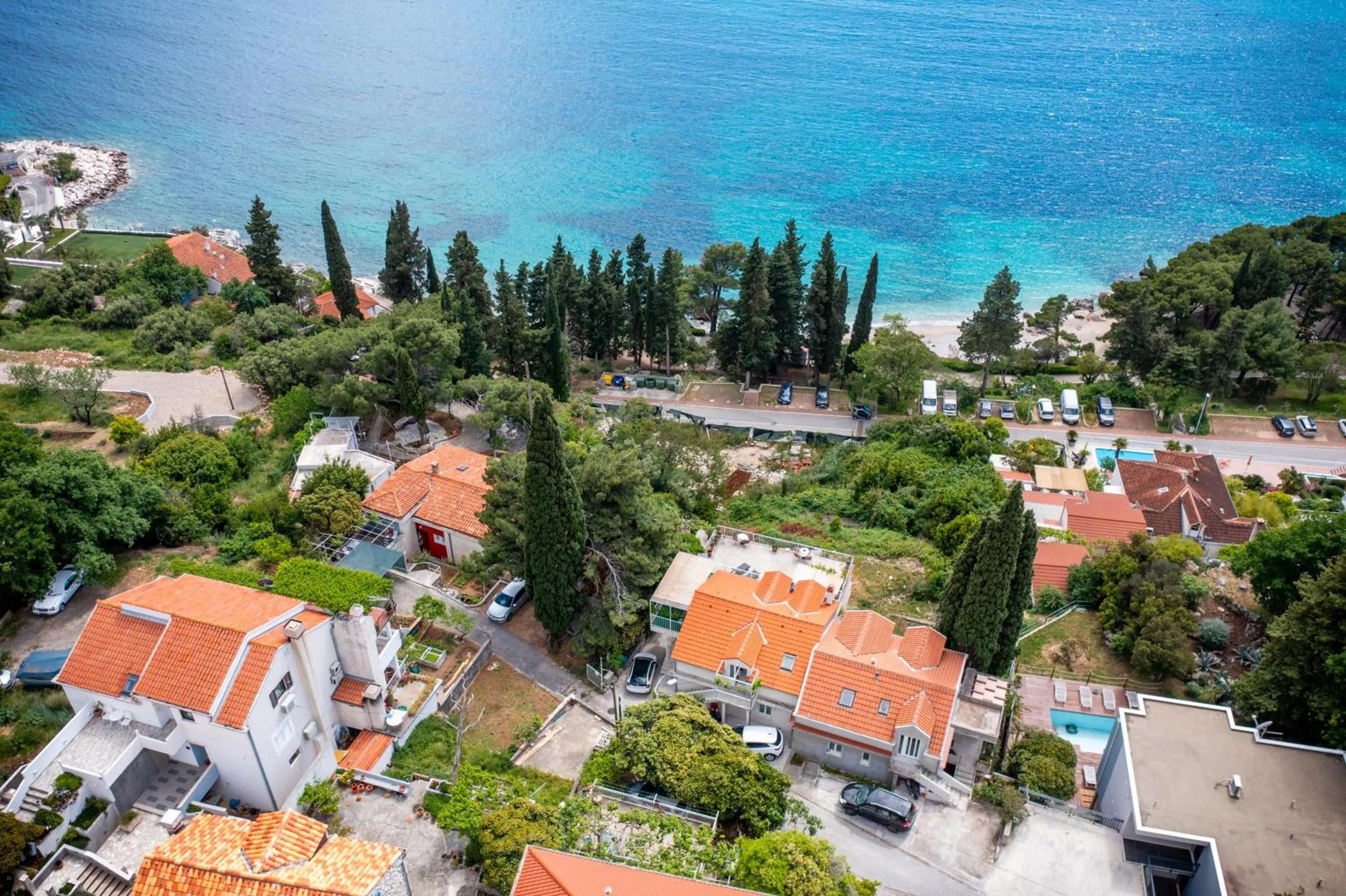 Bird's eye view in Apartments Katica