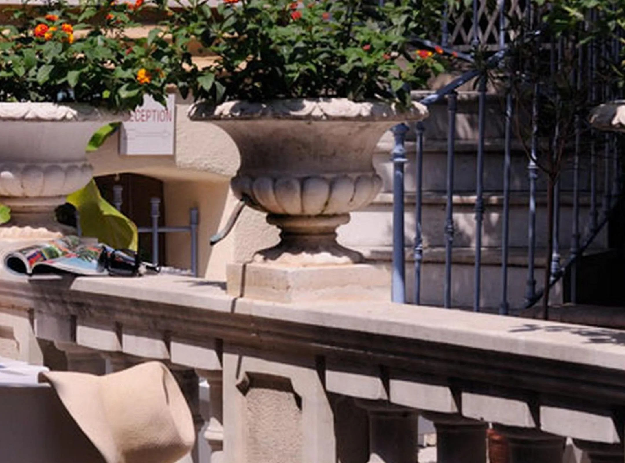 Decorative detail in Villa Saint Hubert