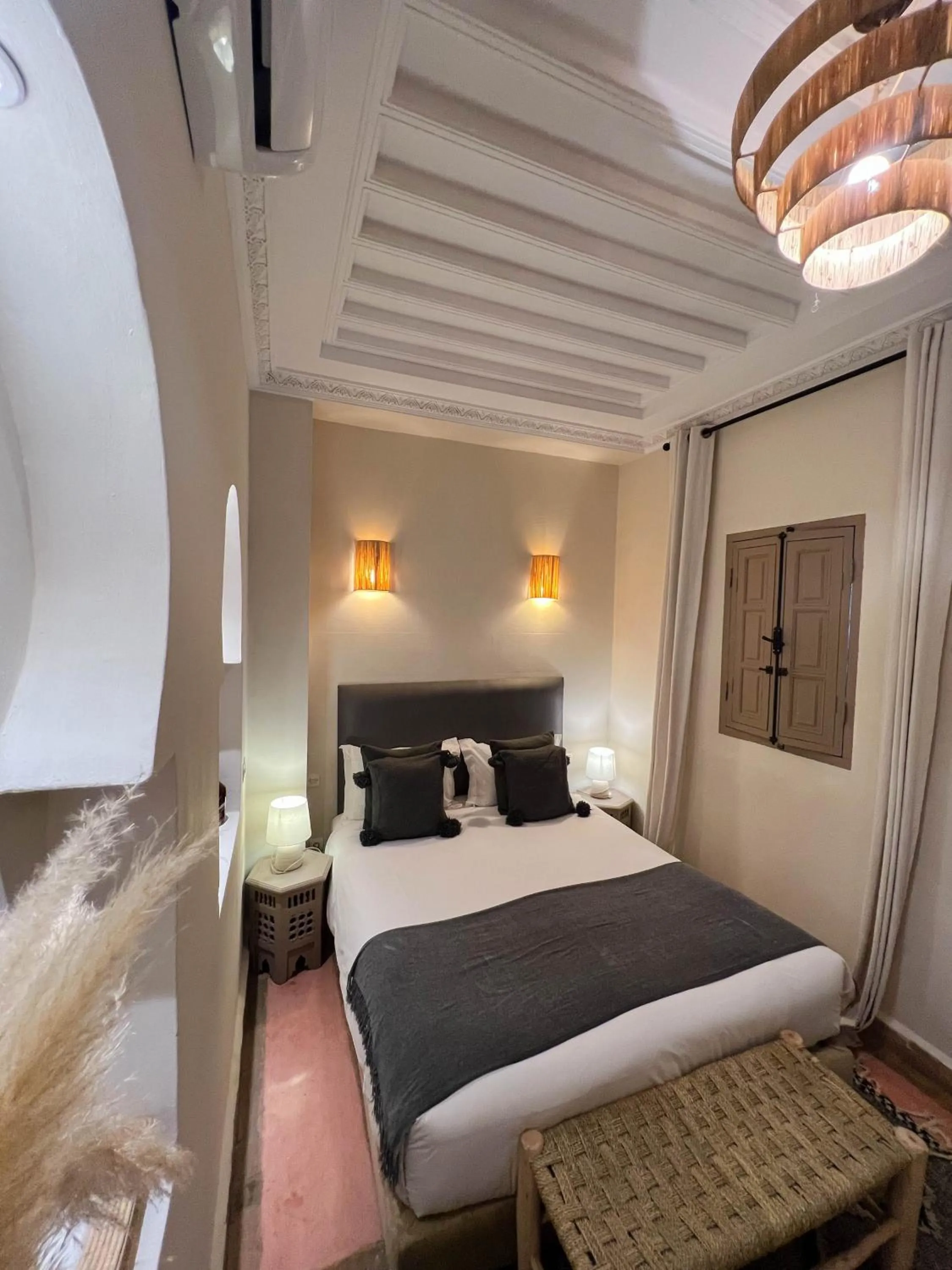 Bed in Riad Jonan & Spa