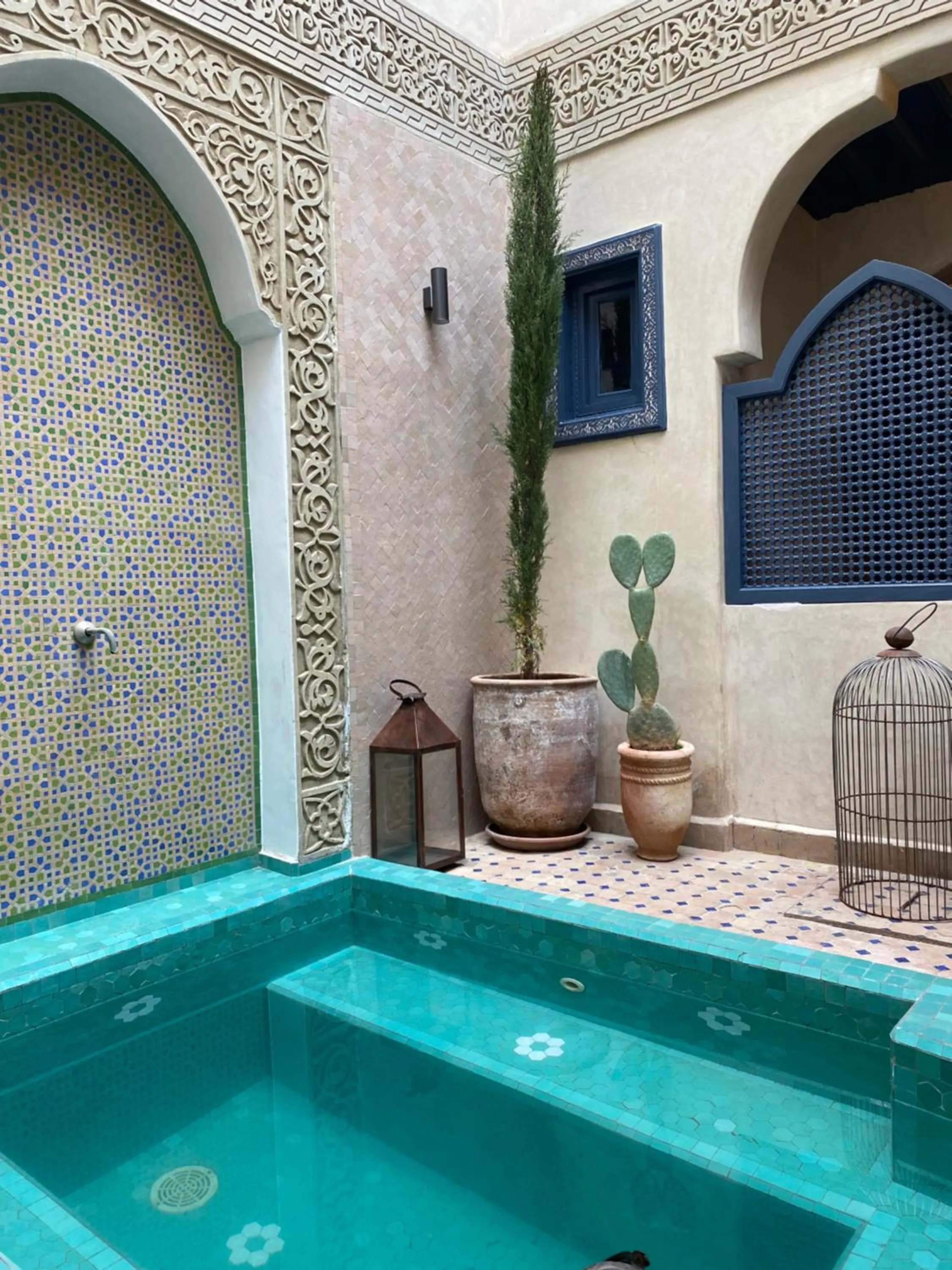 Pool view in Riad Jonan & Spa