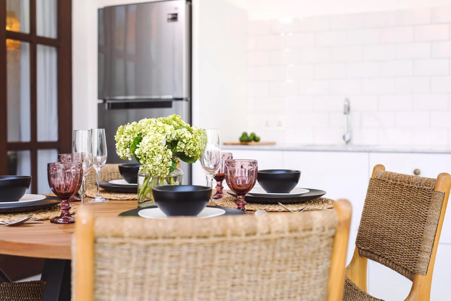 Kitchen or kitchenette in Villa Luma