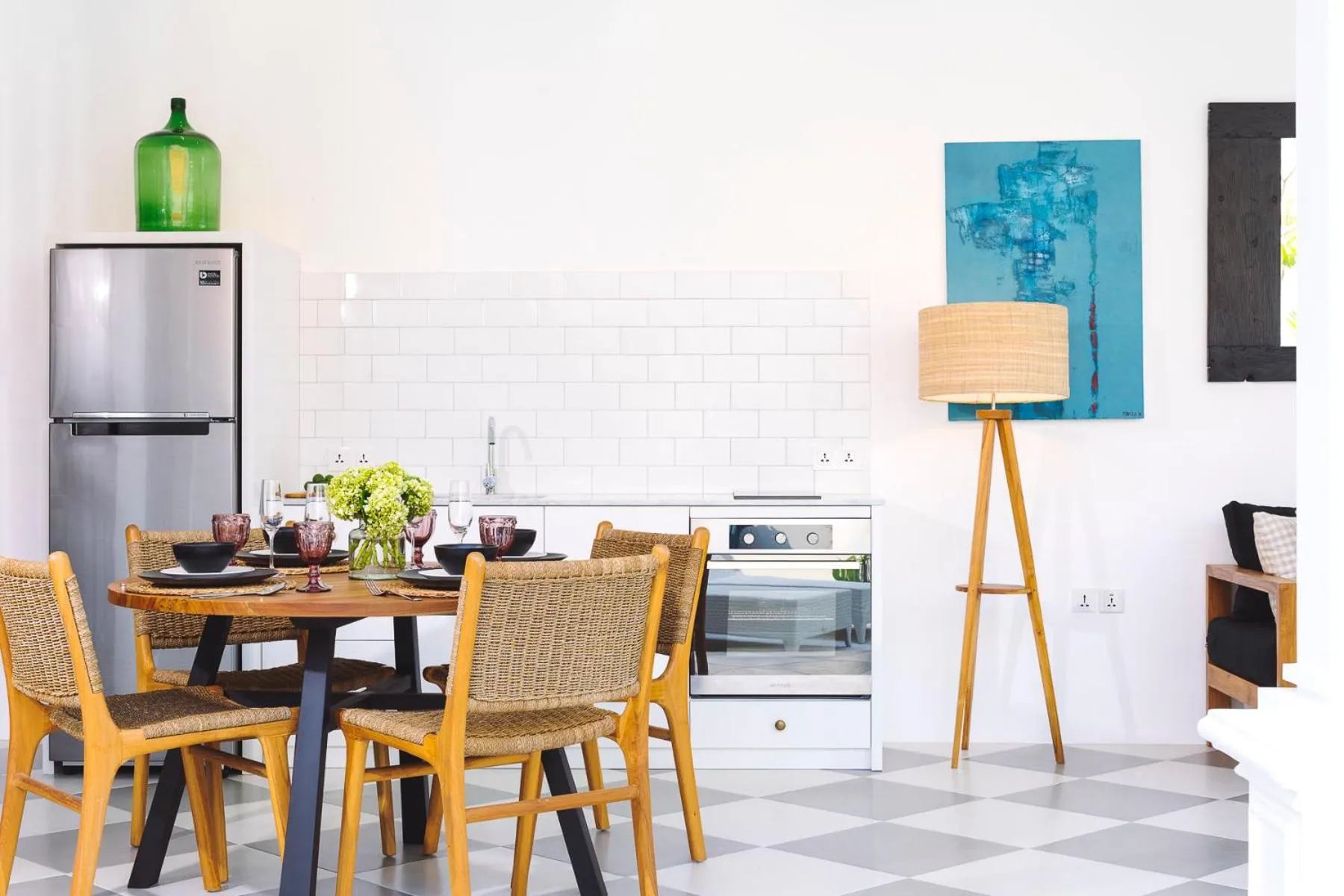 Kitchen or kitchenette in Villa Luma