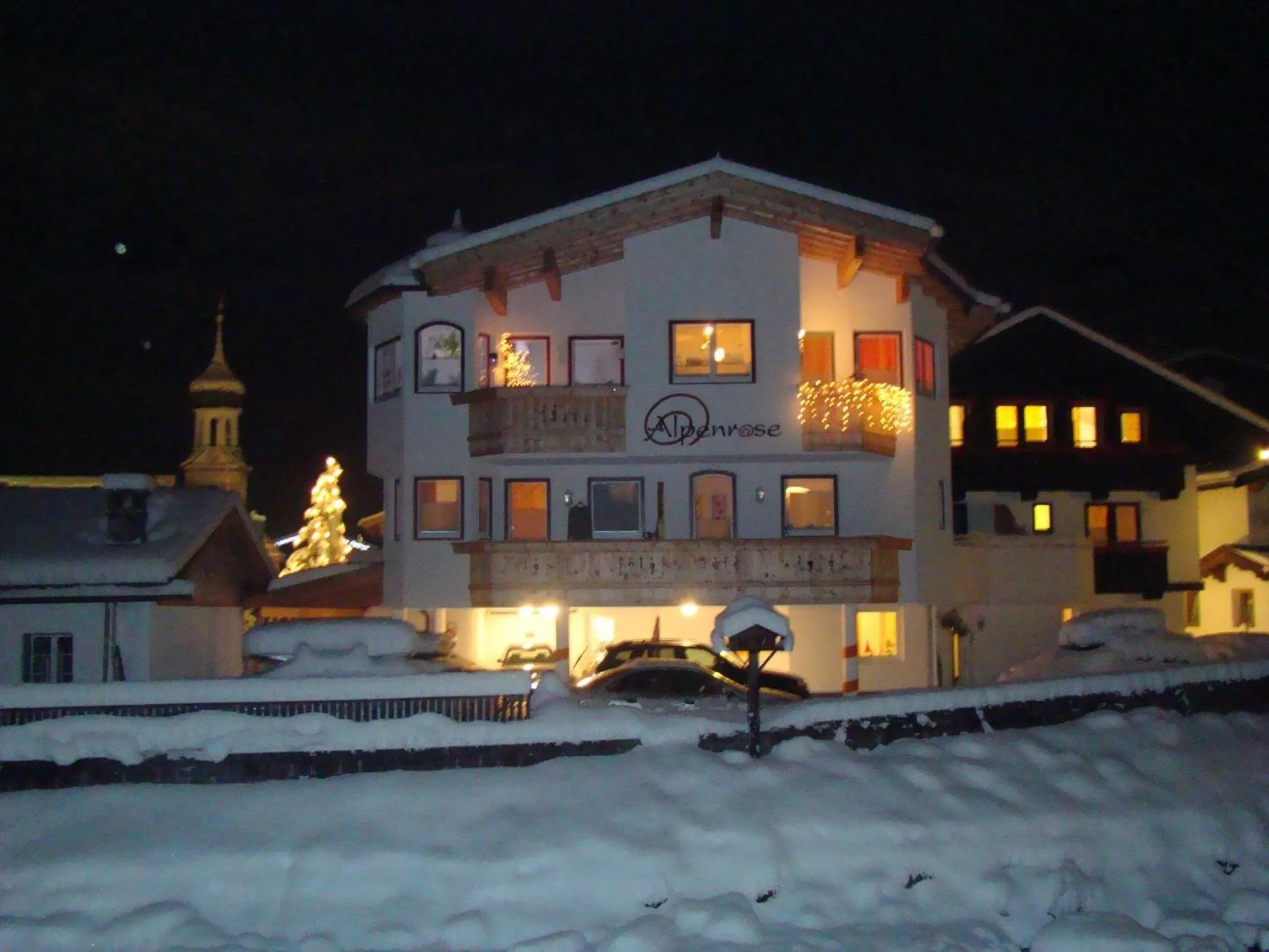 Winter in alpenrose hotel-garni