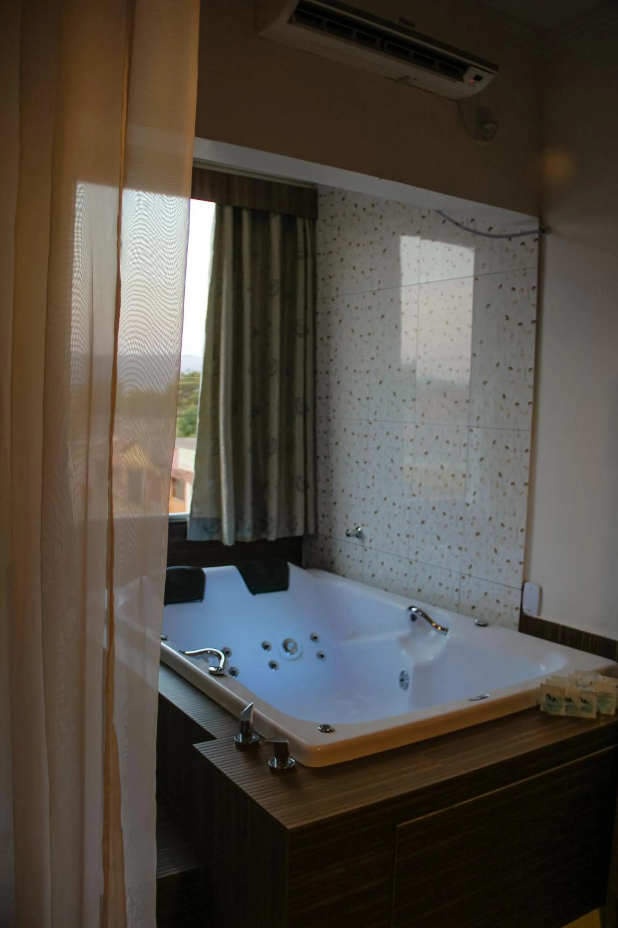 Bed in Pousada Araras