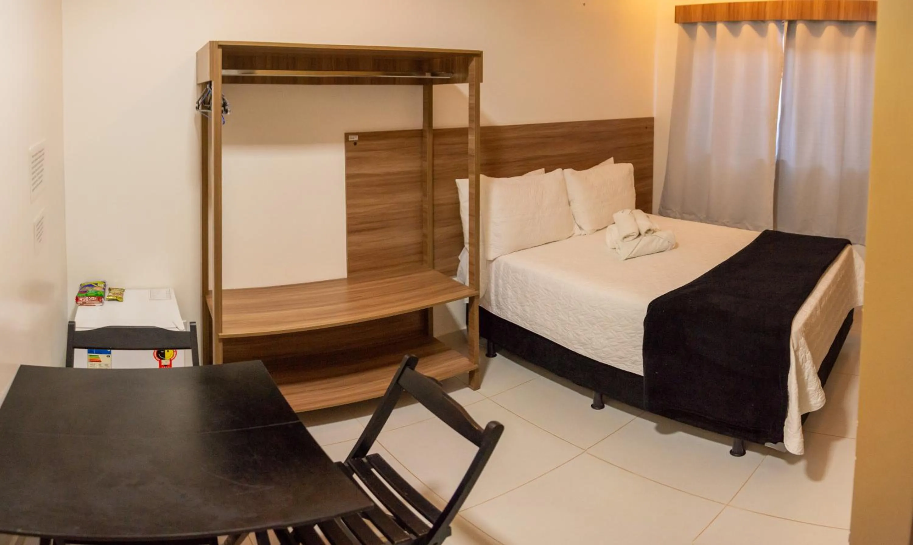 Bed in Pousada Araras