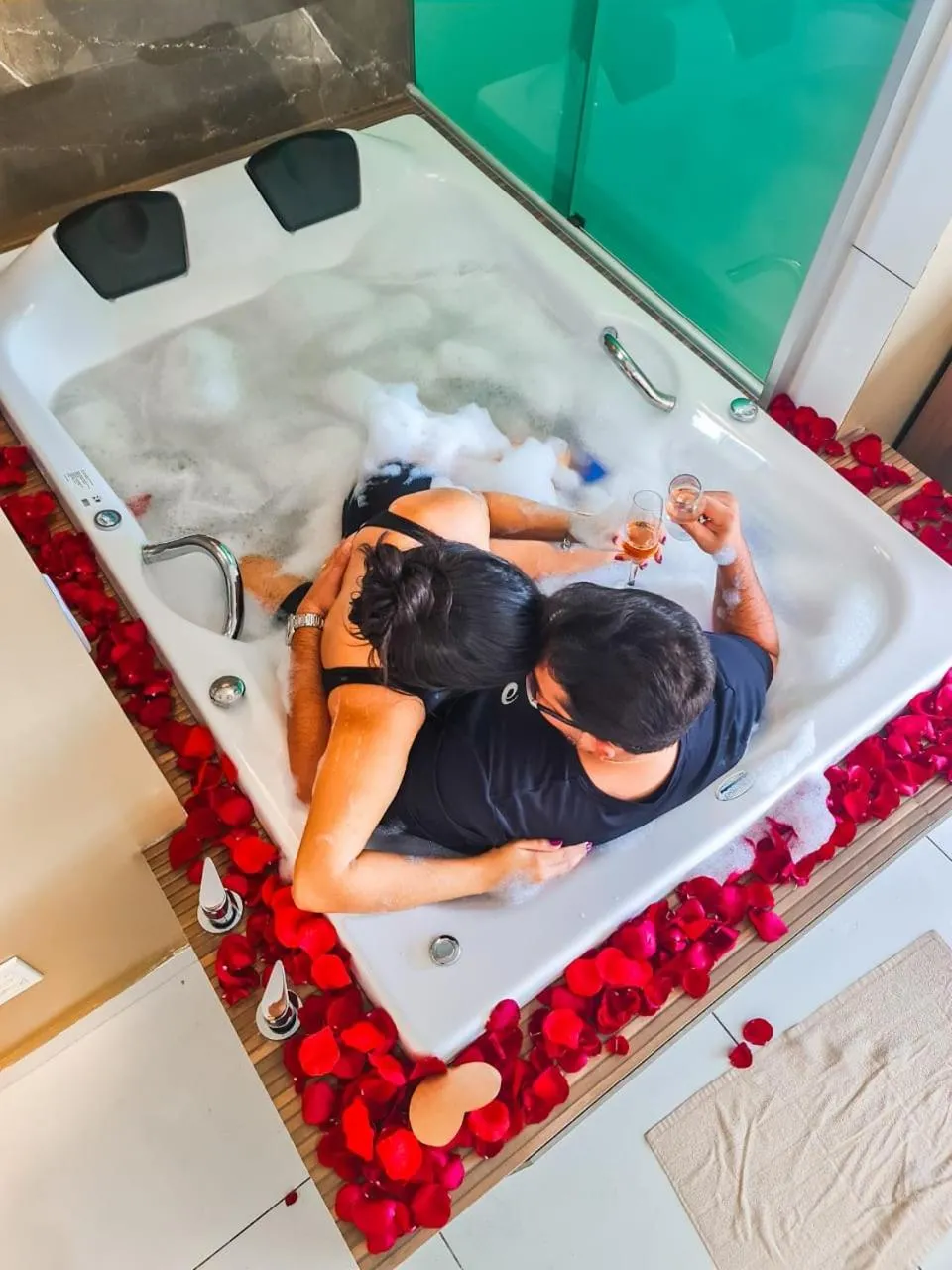 Hot Tub in Pousada Araras