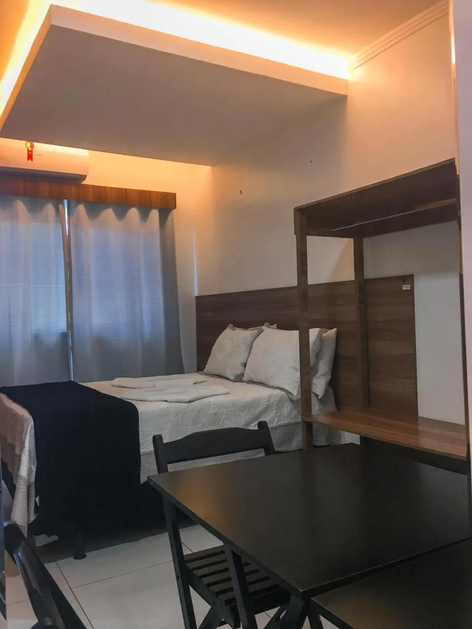 Bed in Pousada Araras