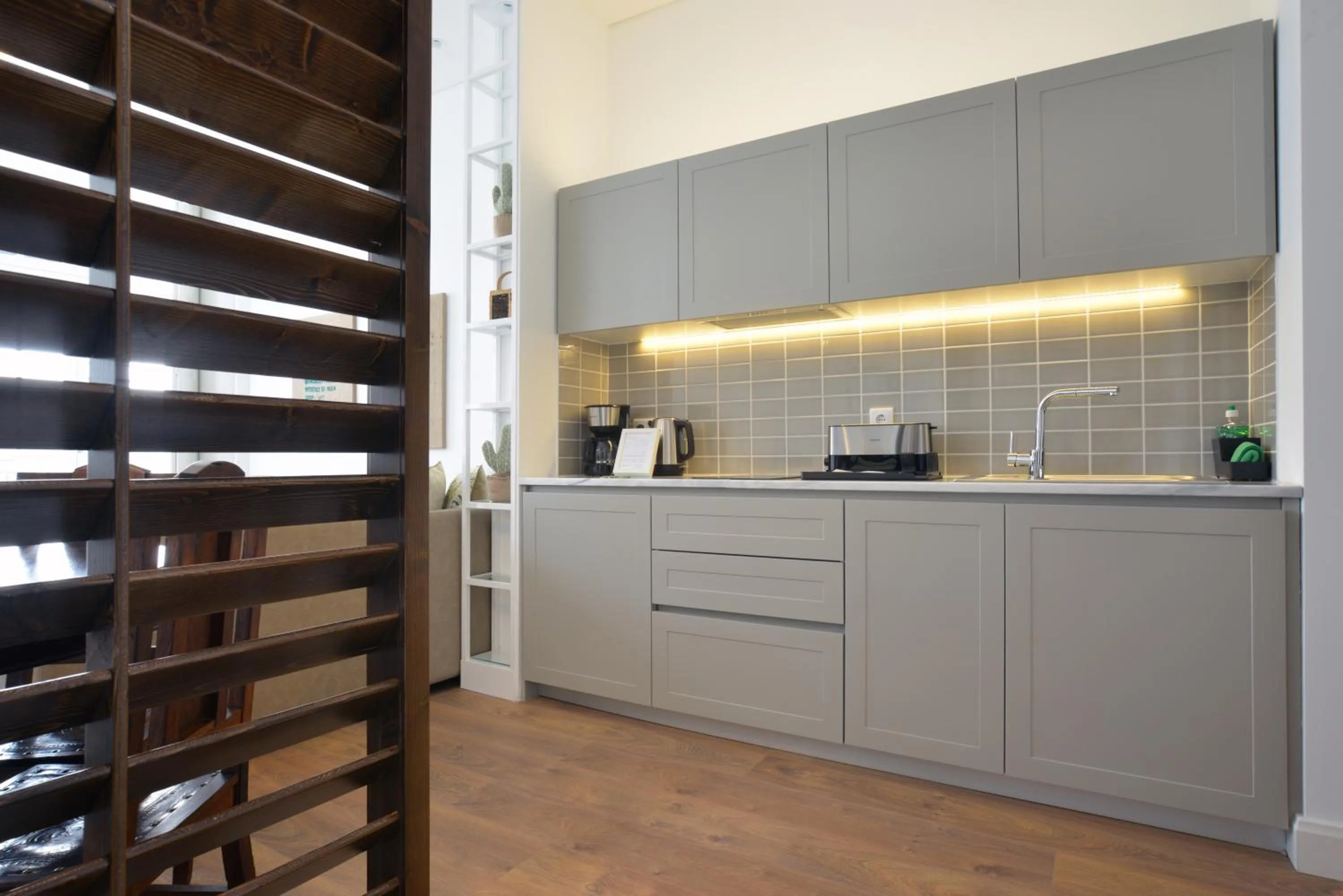 Coffee/tea facilities in Spot Apartments Casa Januario