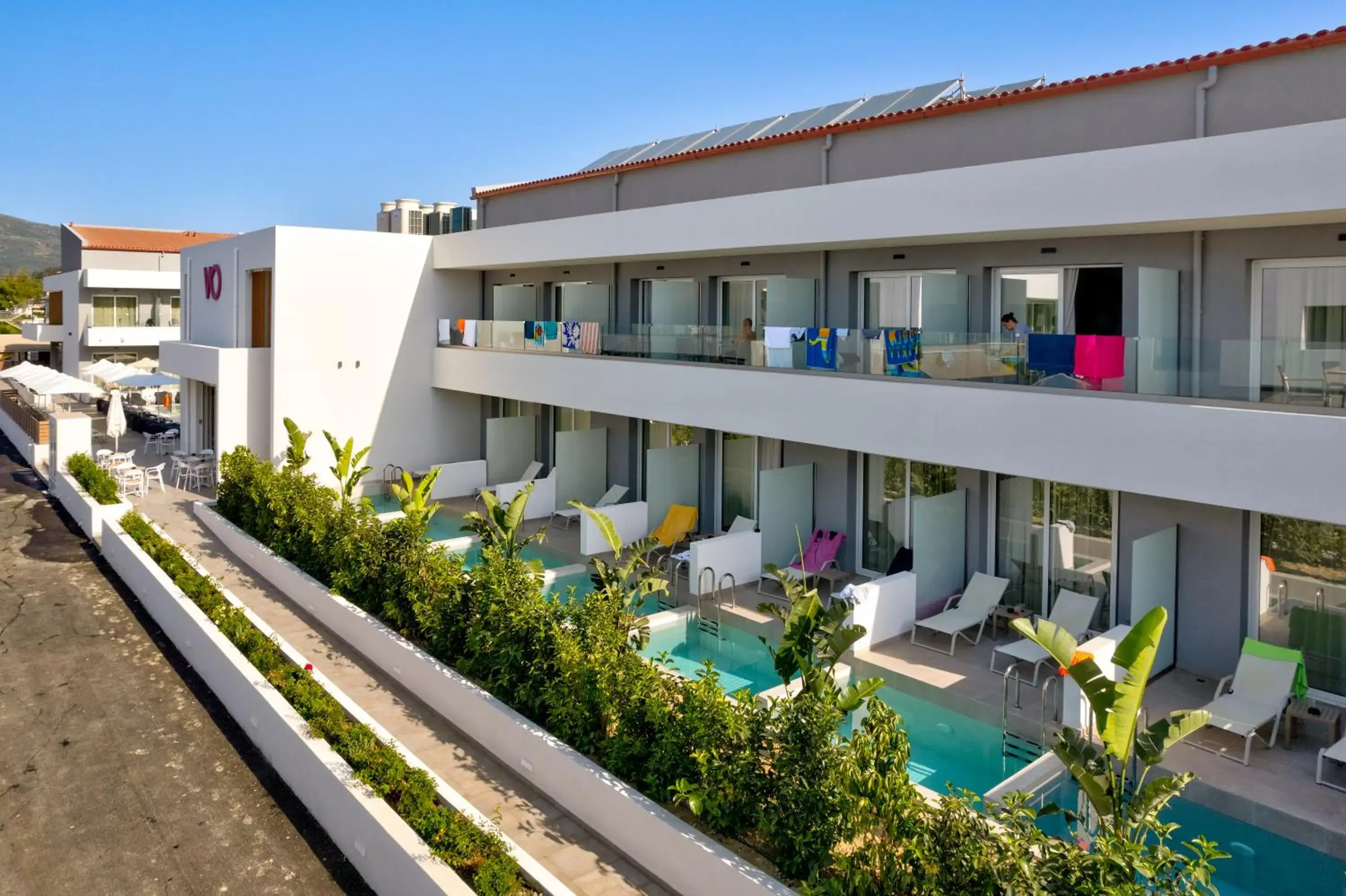 Swimming pool in White Olive Premium Laganas Swimming pool in White Olive Premium Laganas