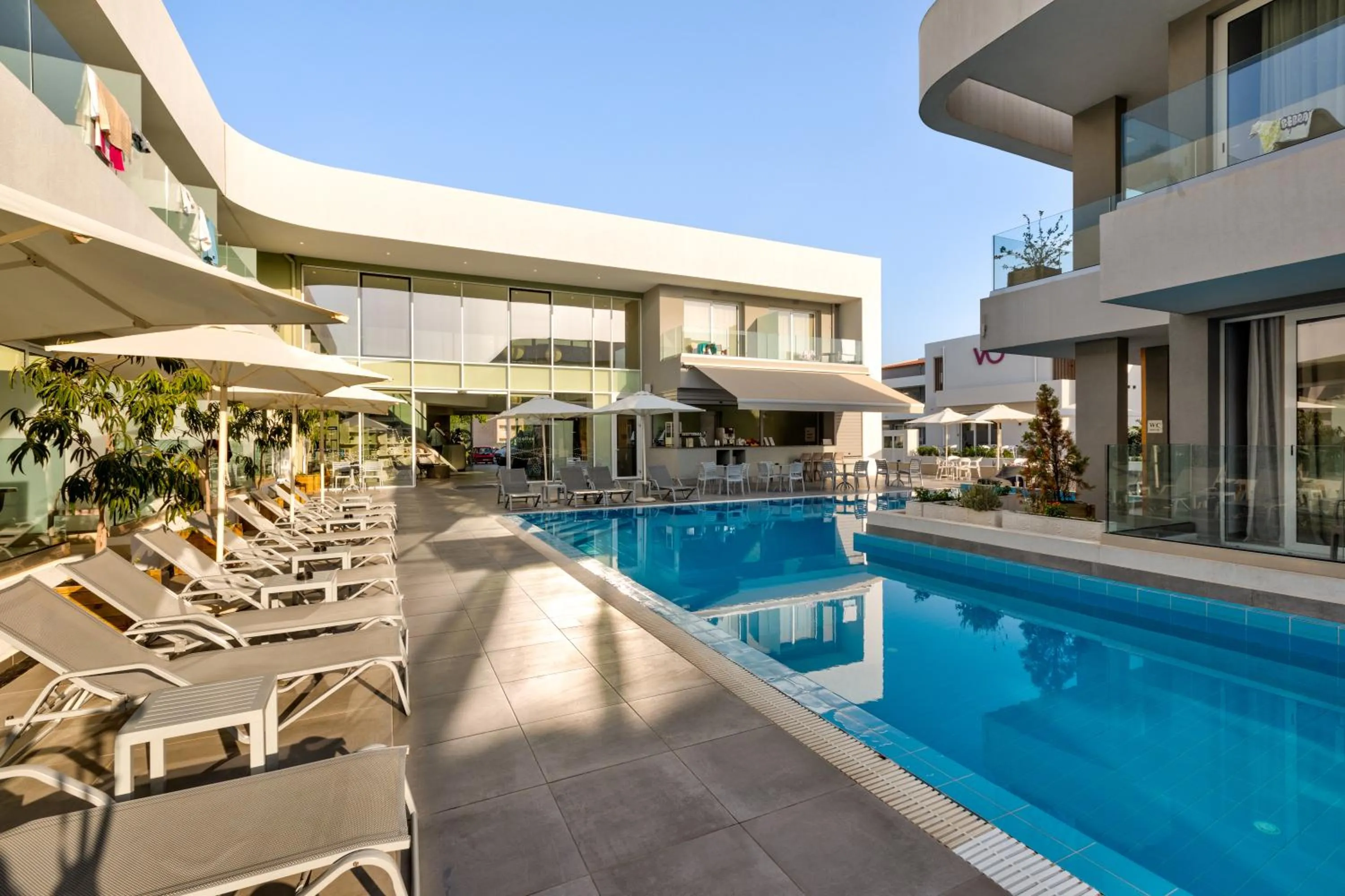 Swimming pool in White Olive Premium Laganas