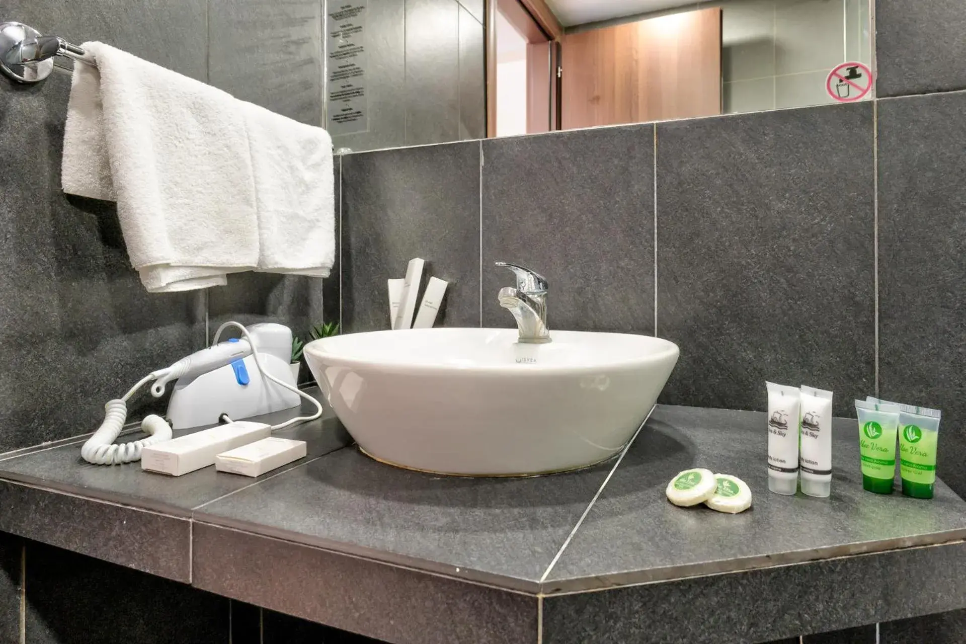 Bathroom in White Olive Premium Laganas Bathroom in White Olive Premium Laganas