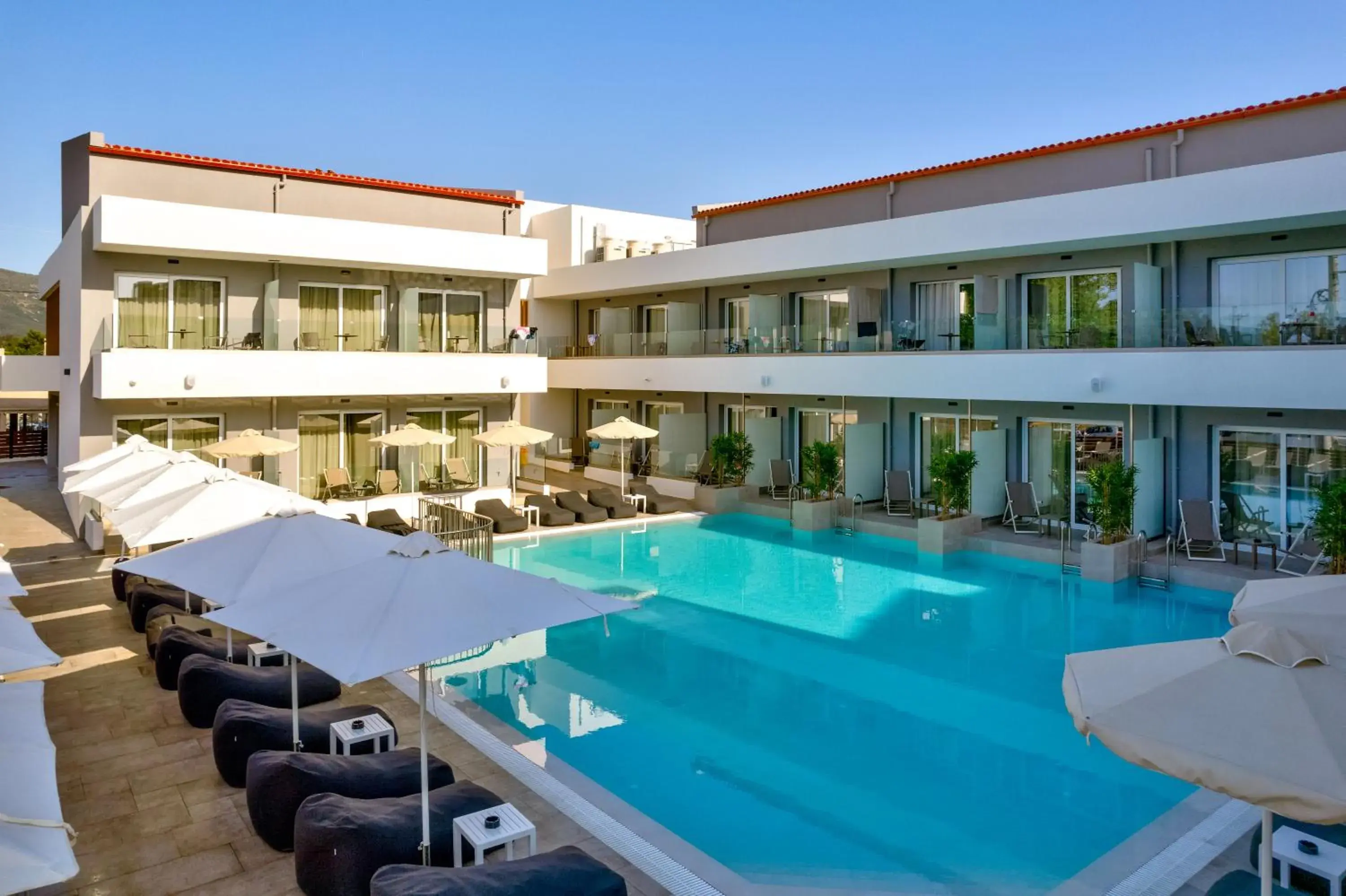 Swimming pool in White Olive Premium Laganas Swimming pool in White Olive Premium Laganas