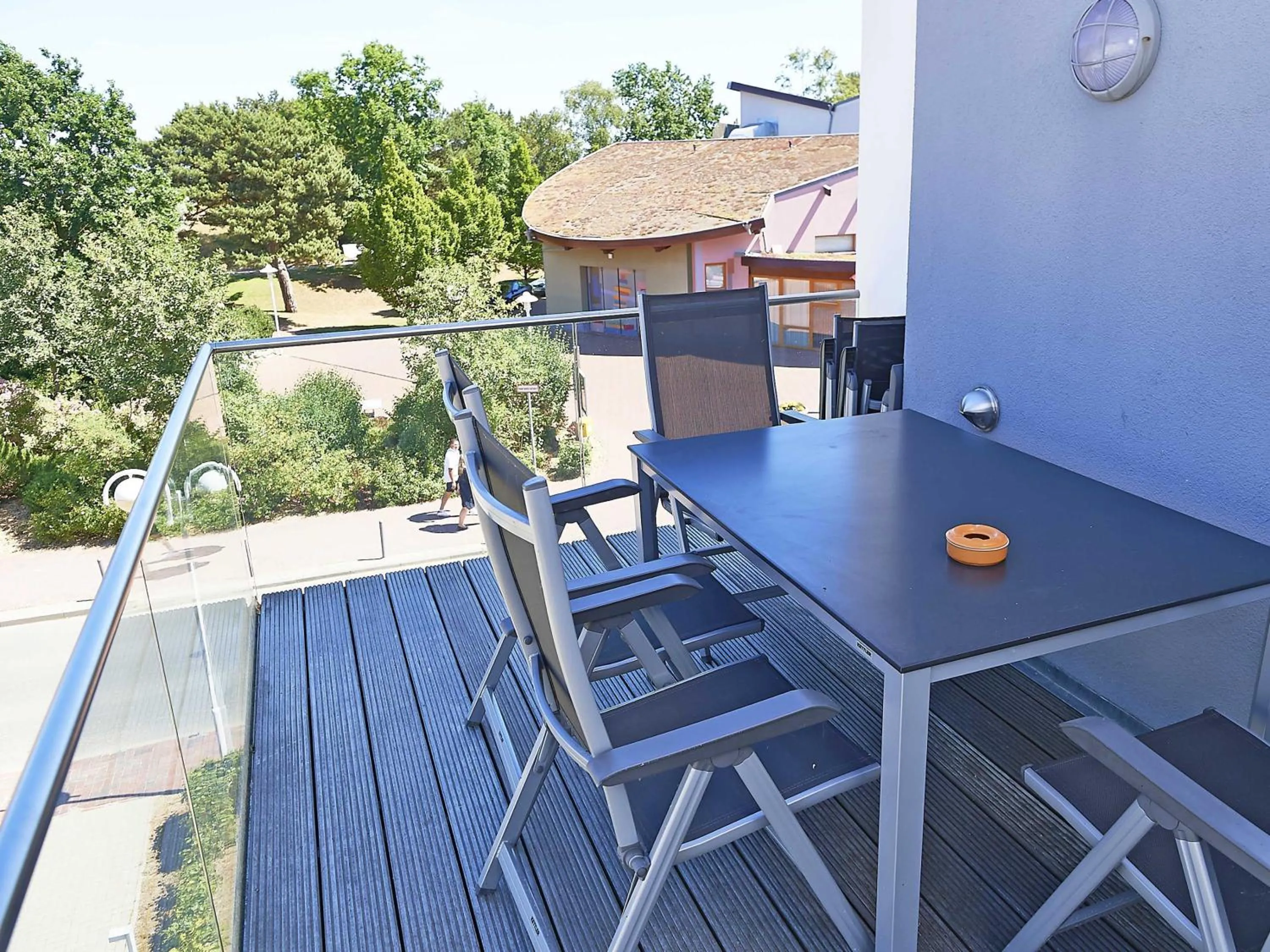 Strandvilla Baabe - WG 11 "Bernstein" mit Meerblick, Kamin, Sauna