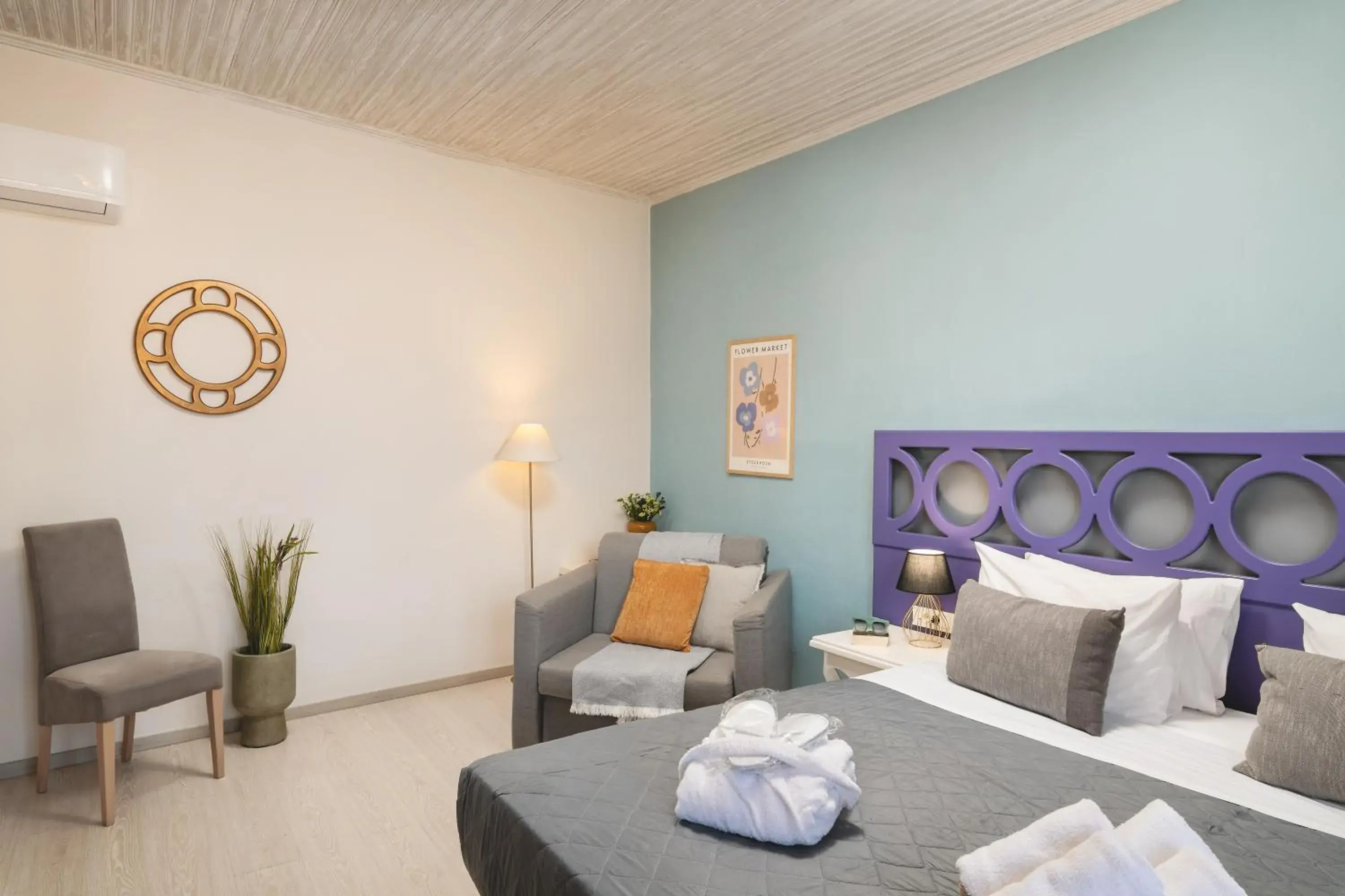 Bed in Elia Palazzo Hotel Bed in Elia Palazzo Hotel