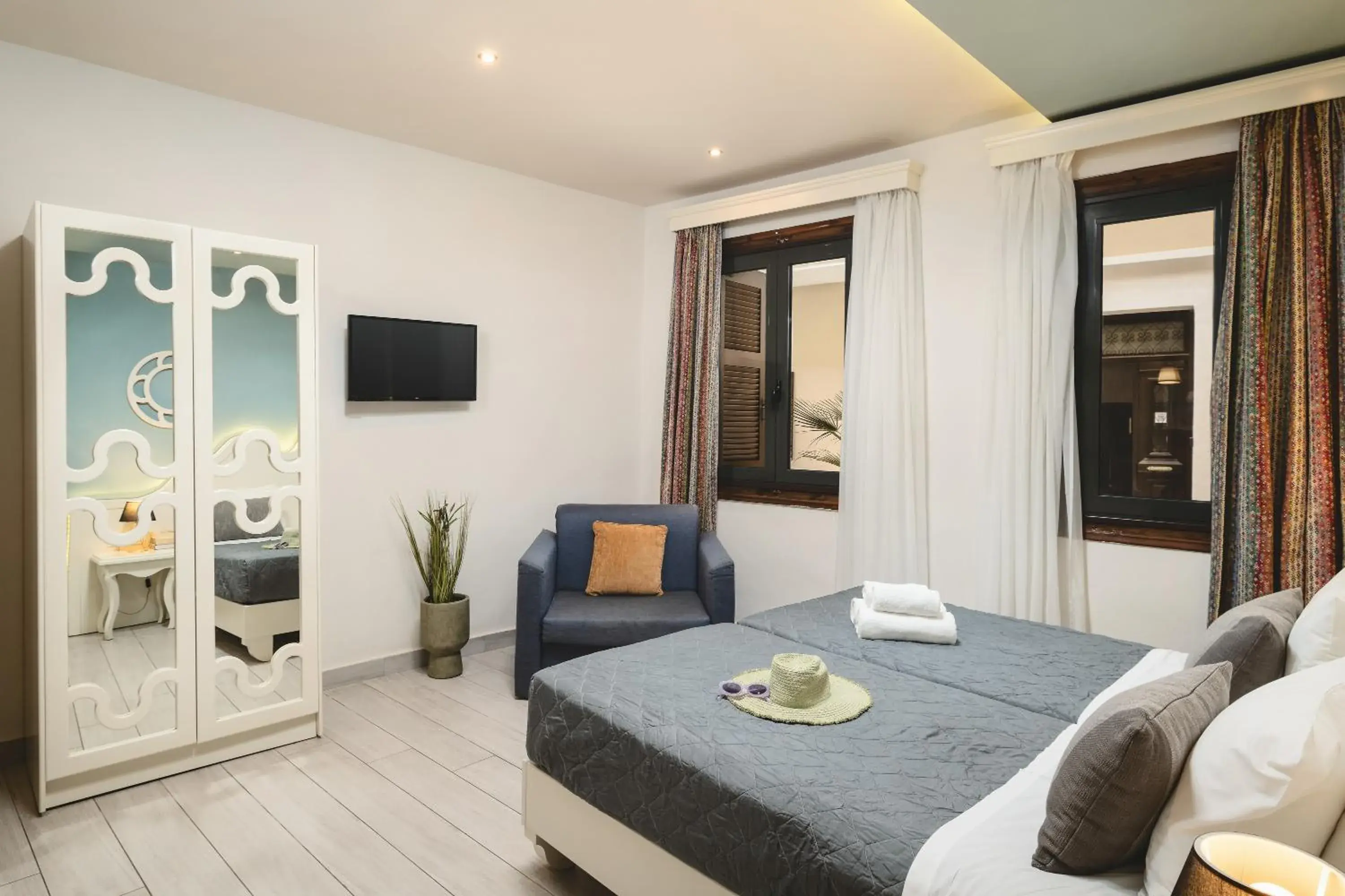 Bed in Elia Palazzo Hotel Bed in Elia Palazzo Hotel