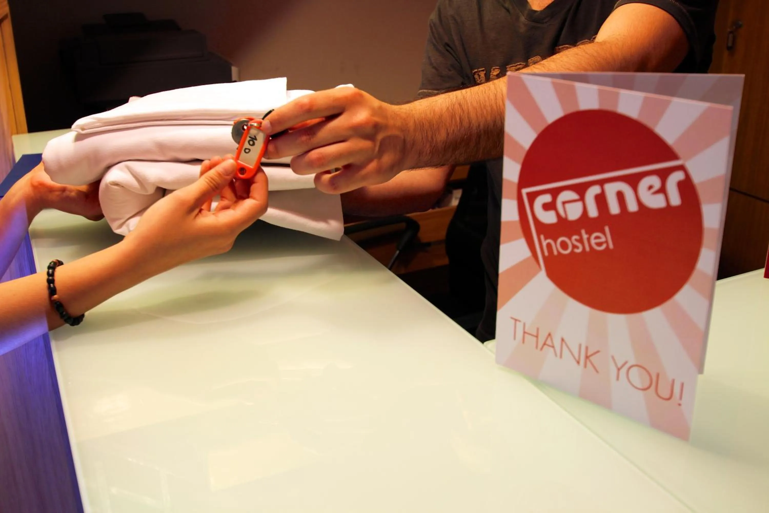 Decorative detail in Corner Hostel