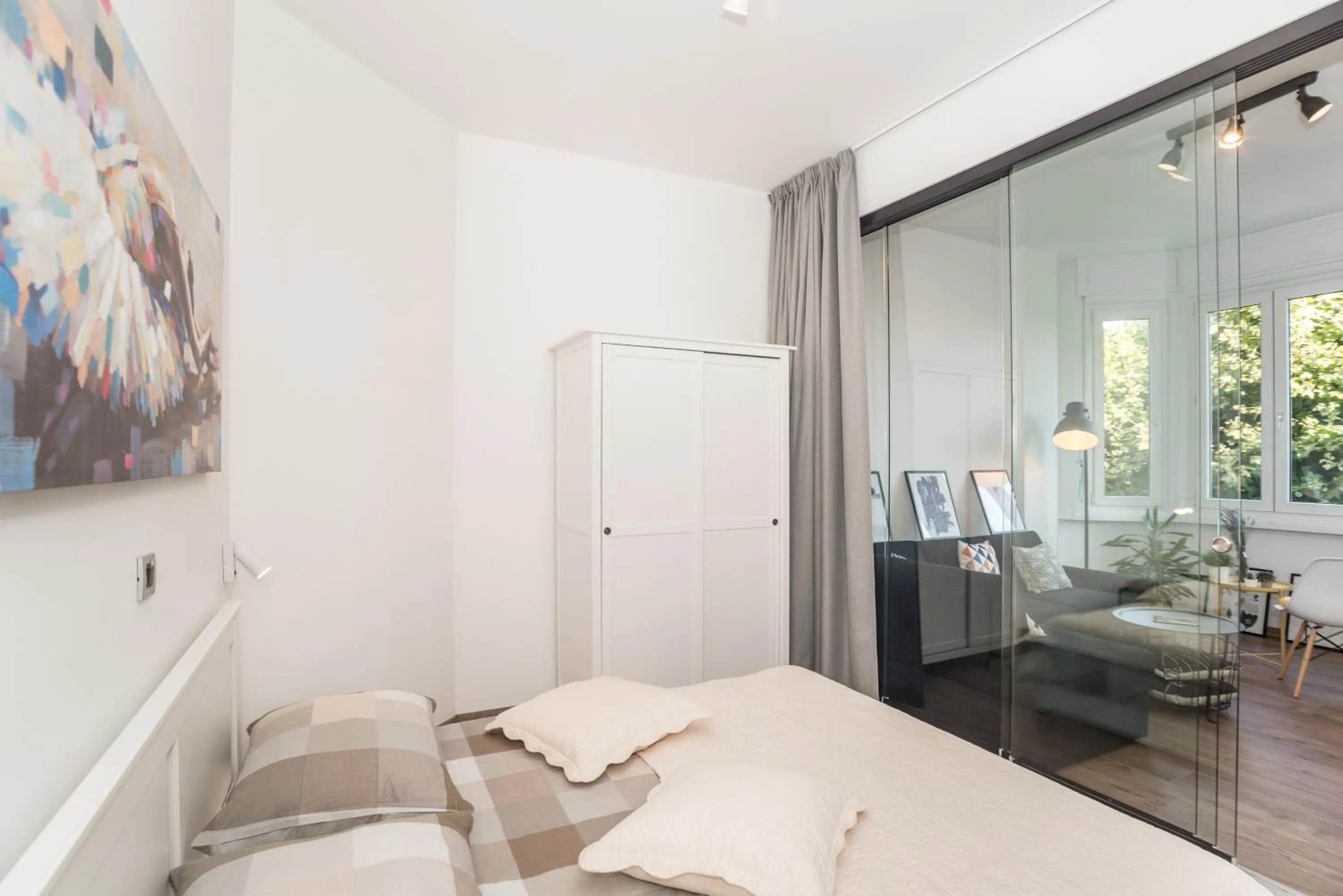 Bed in Apartment Mille
