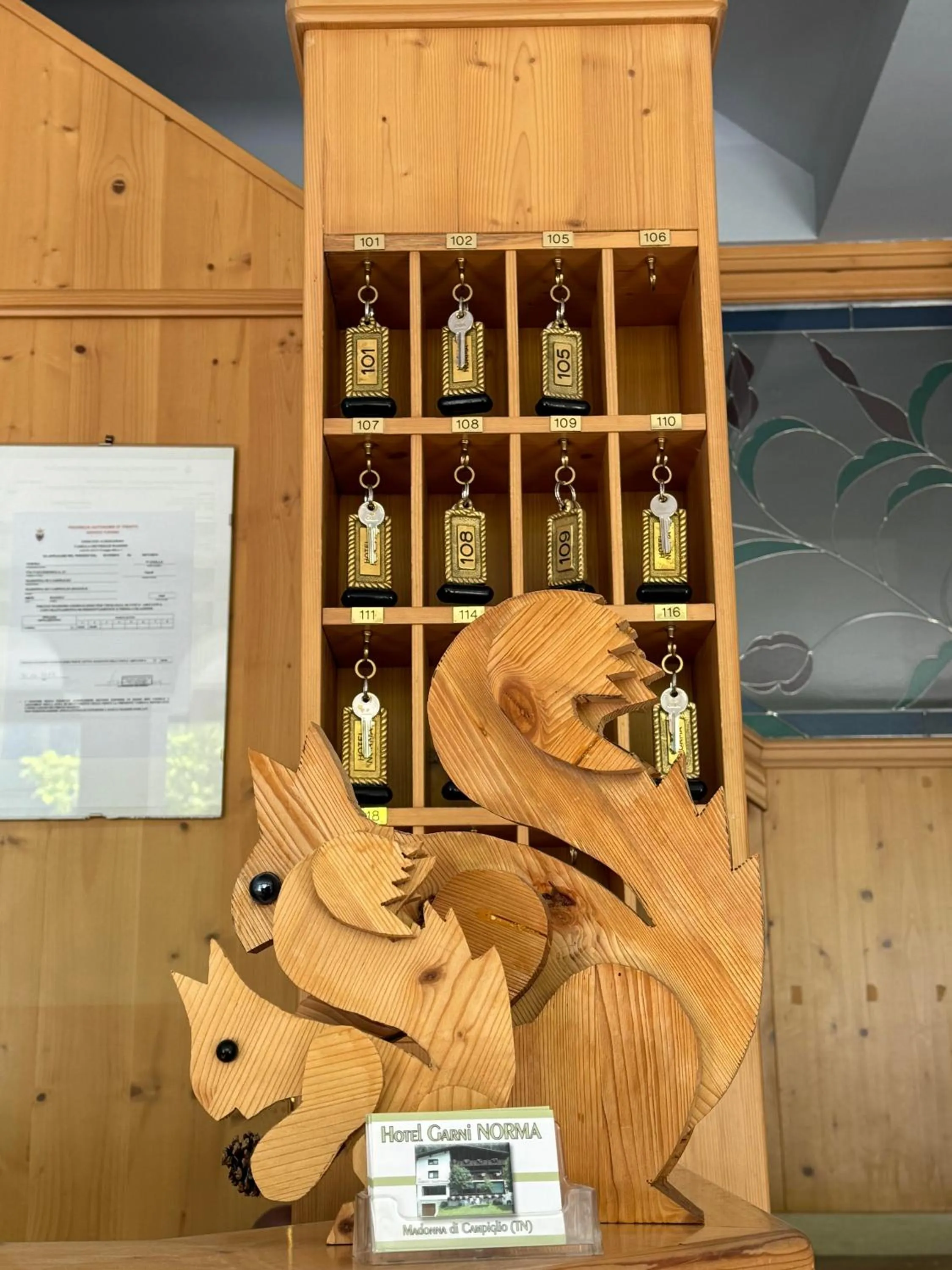 Lobby or reception in HOTEL GARNi NORMA