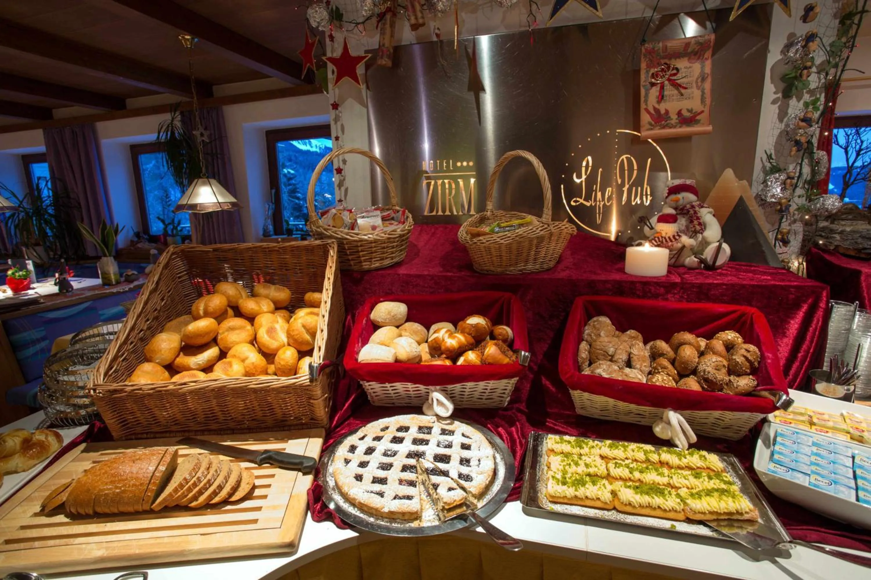 Buffet breakfast in Good Life Hotel Zirm