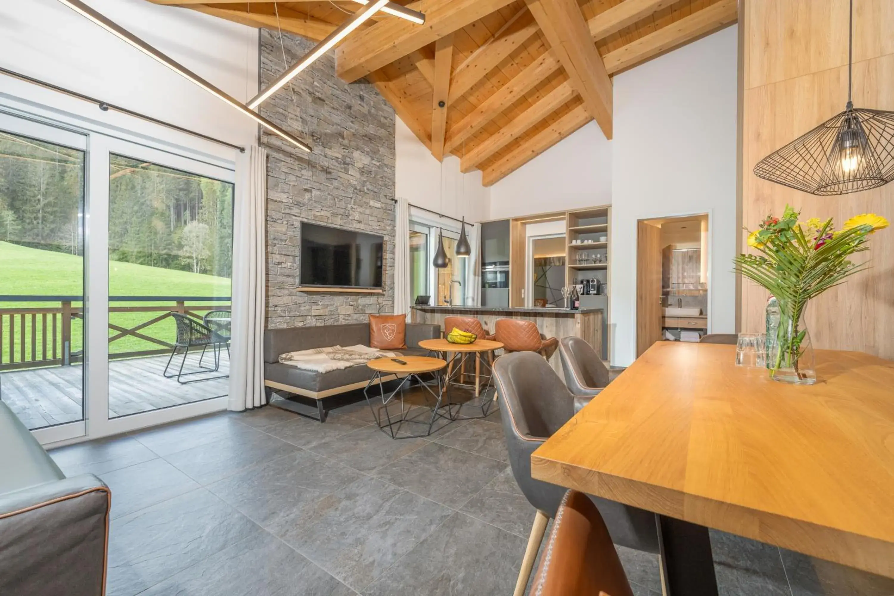 Living room in Stockinggut by AvenidA Living room in Stockinggut by AvenidA