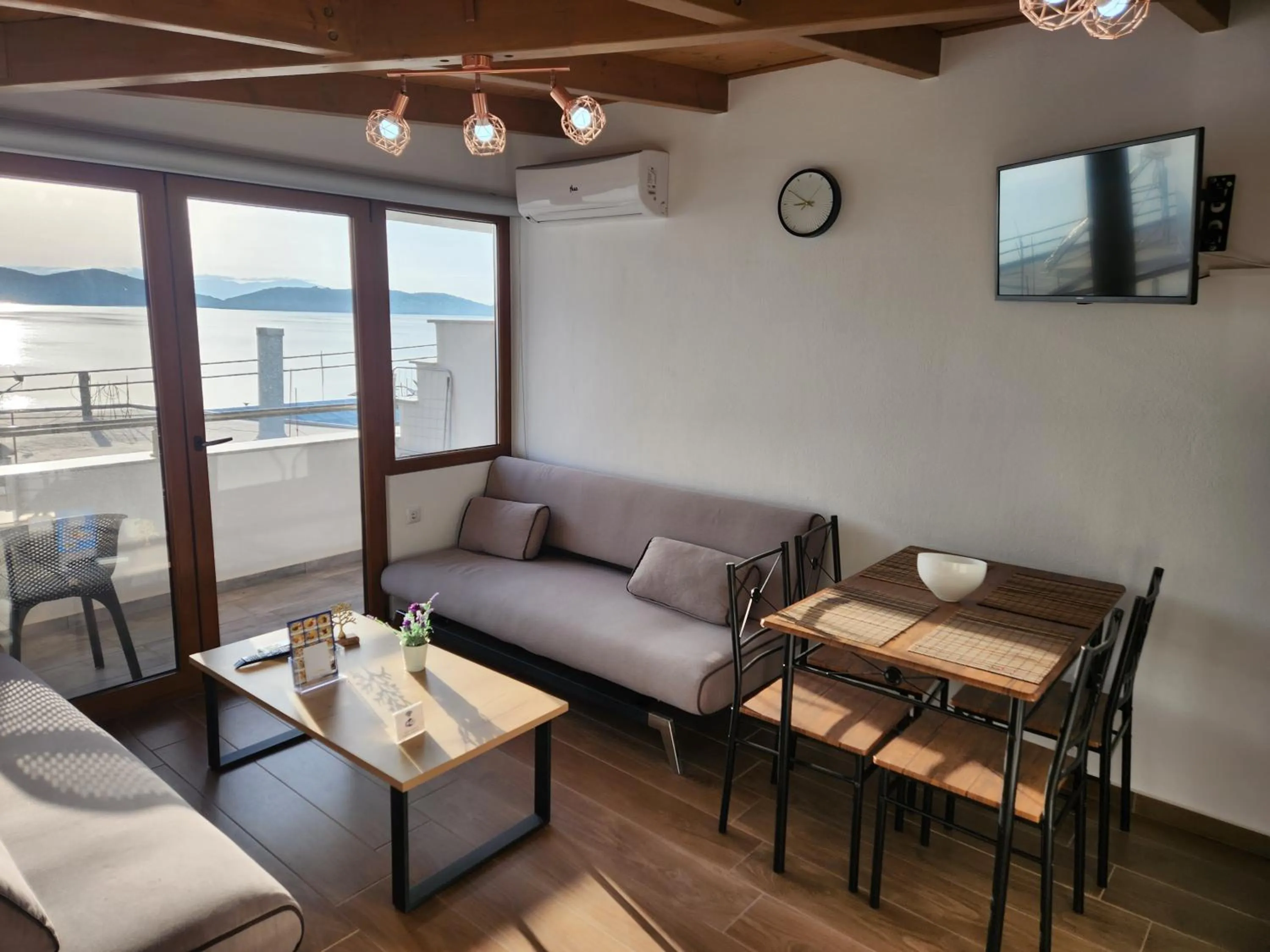 Living room in The Blue Beach Apartments