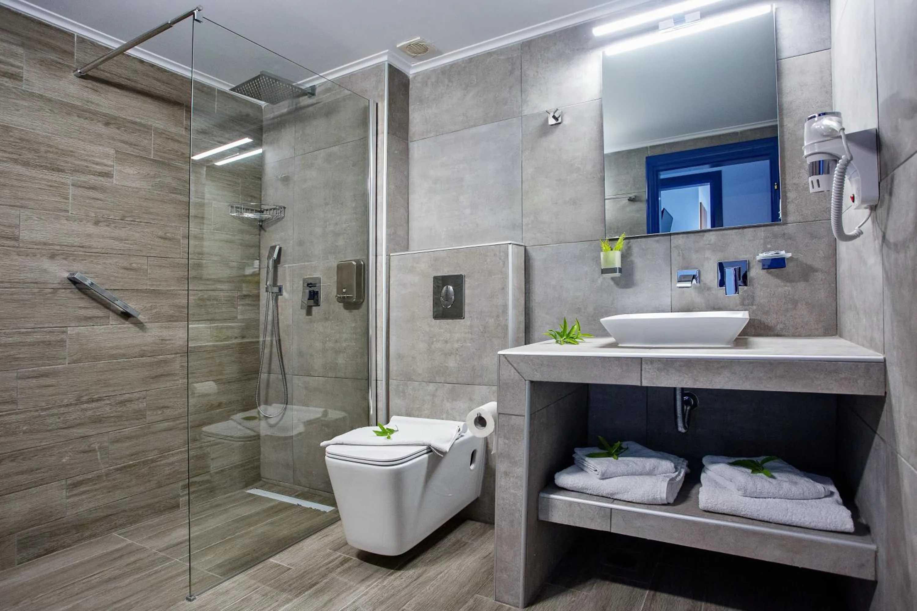 Shower in The Blue Beach Apartments