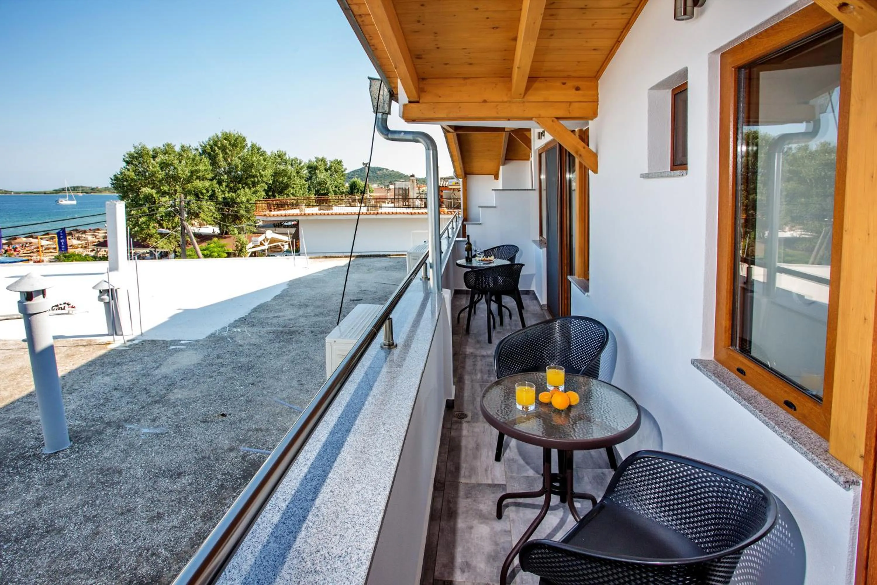 Balcony/Terrace in The Blue Beach Apartments