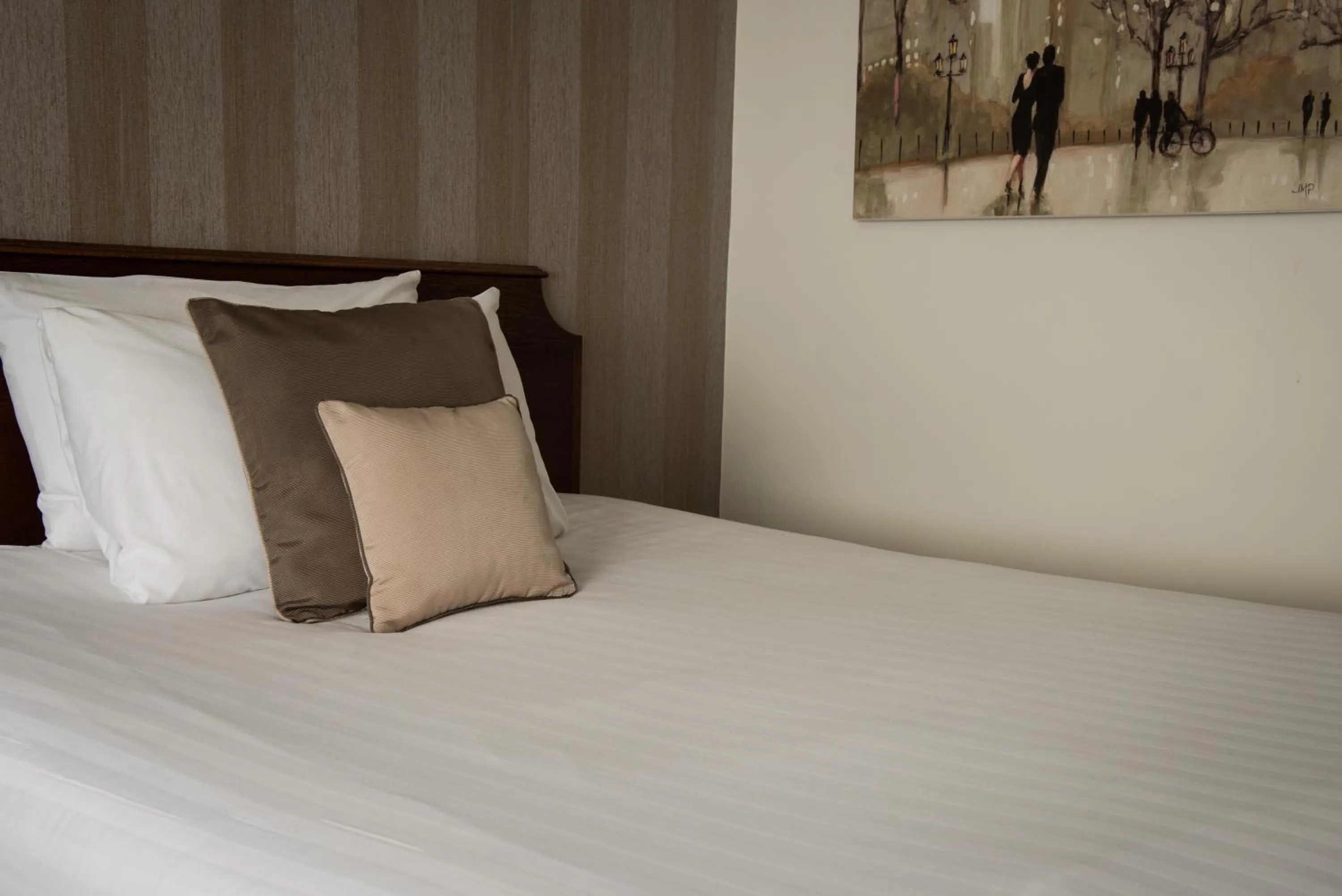 Bed in Bredbury Hall Hotel