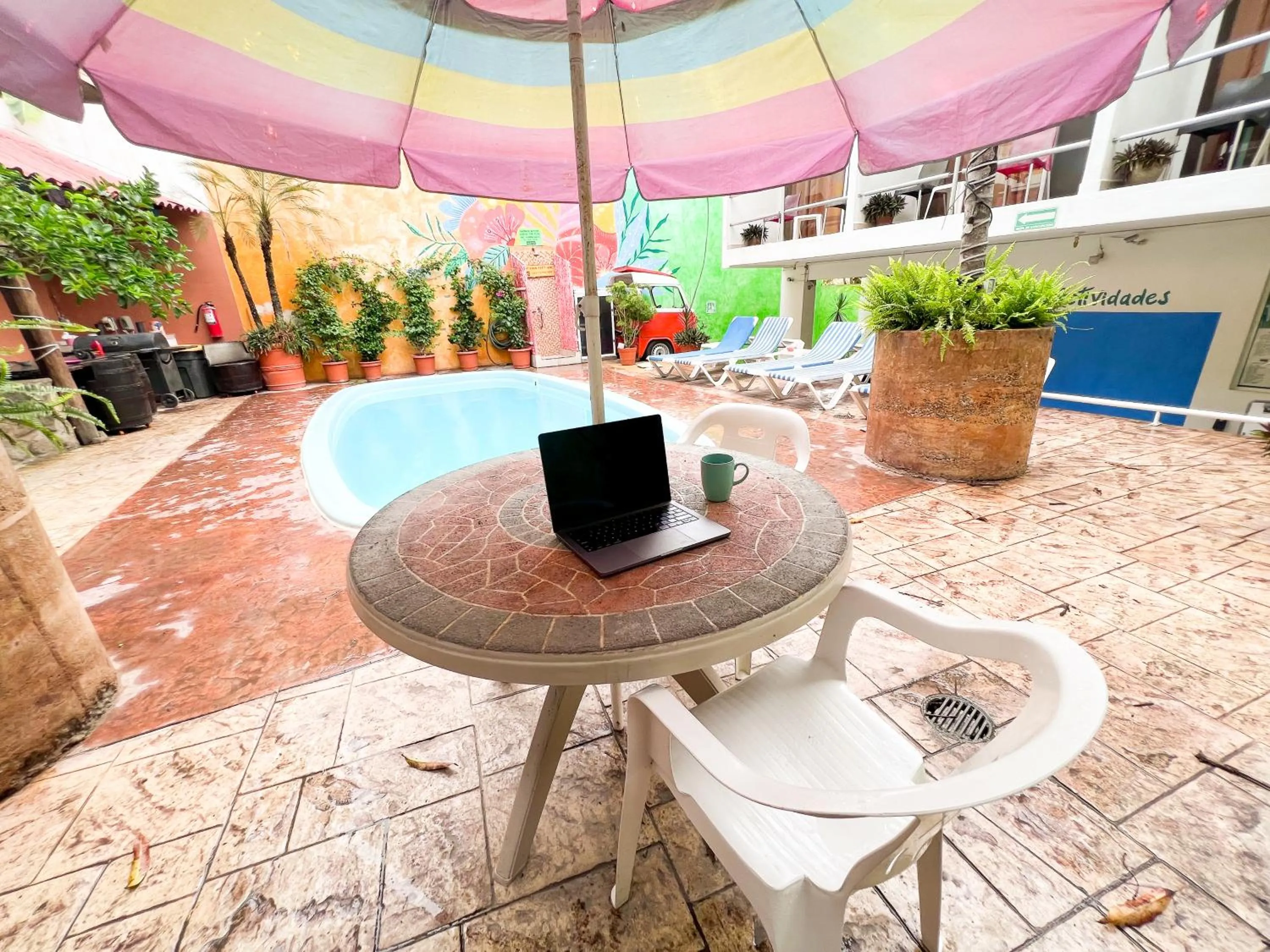 Balcony/Terrace in ITH Sayulita Amazing Surf Hostel