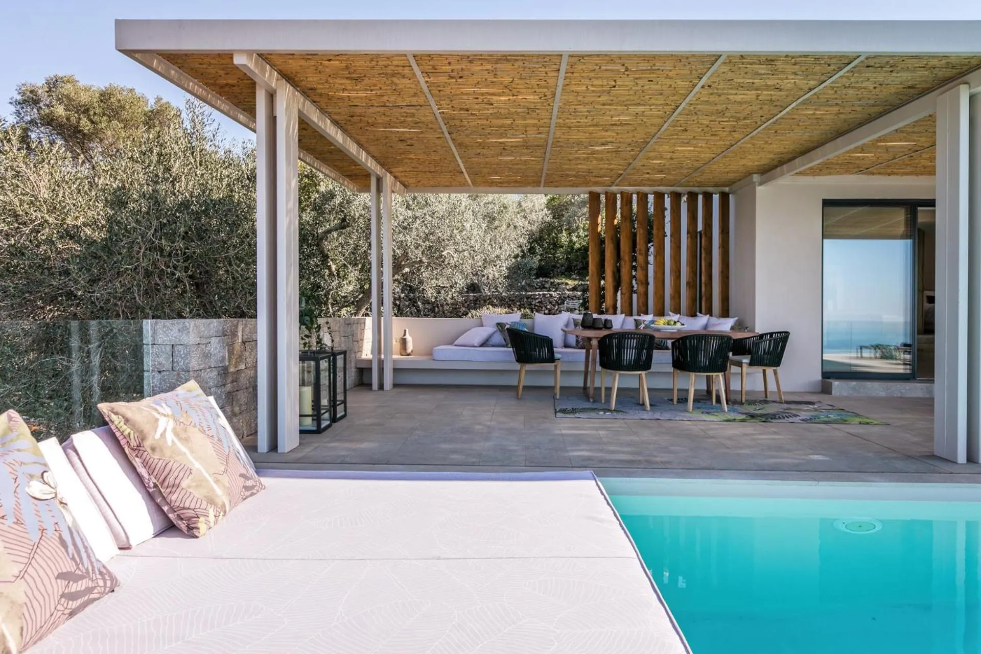 Balcony/Terrace in Artblue Villas