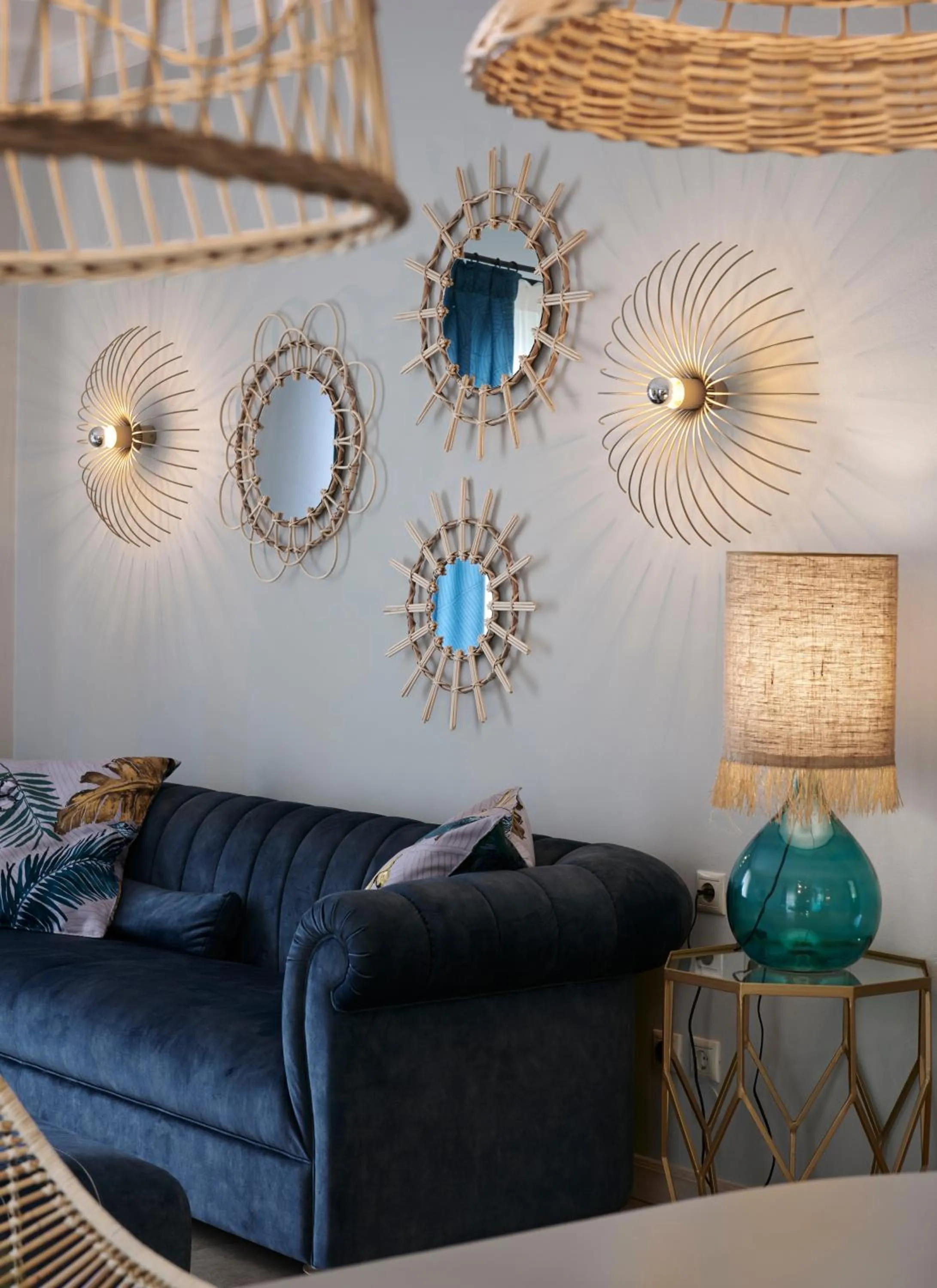 Living room in Artblue Villas