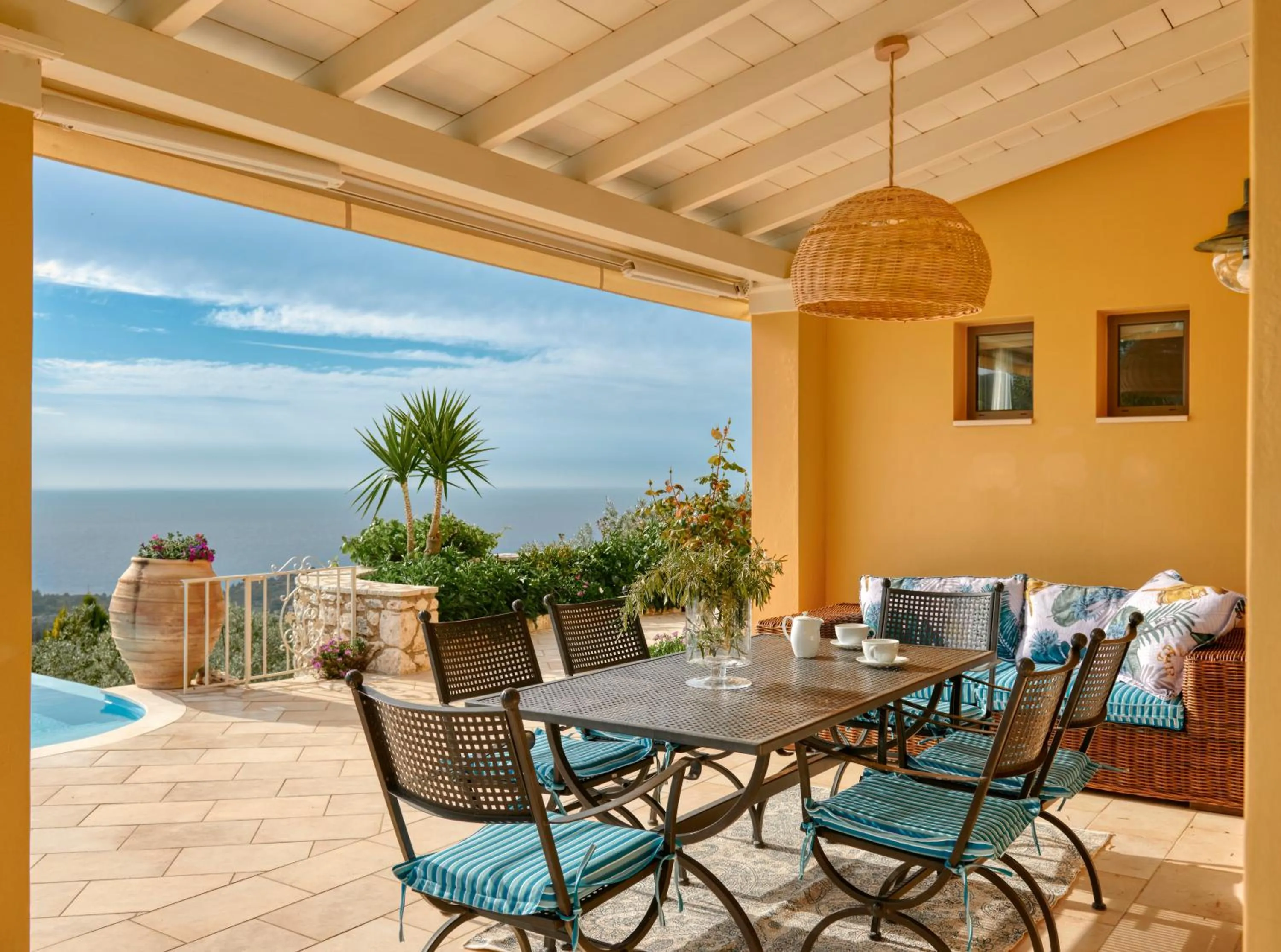Patio in Artblue Villas