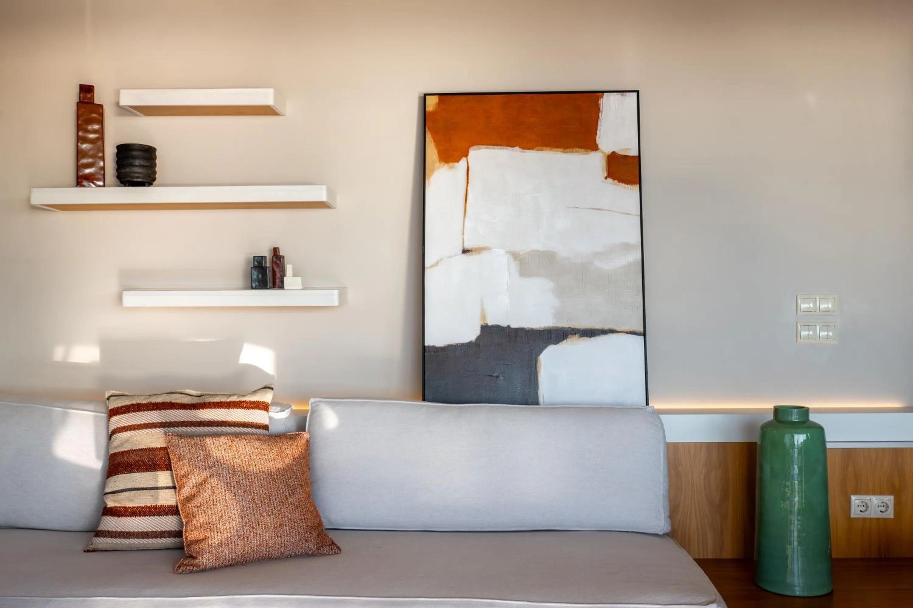 Living room in Artblue Villas