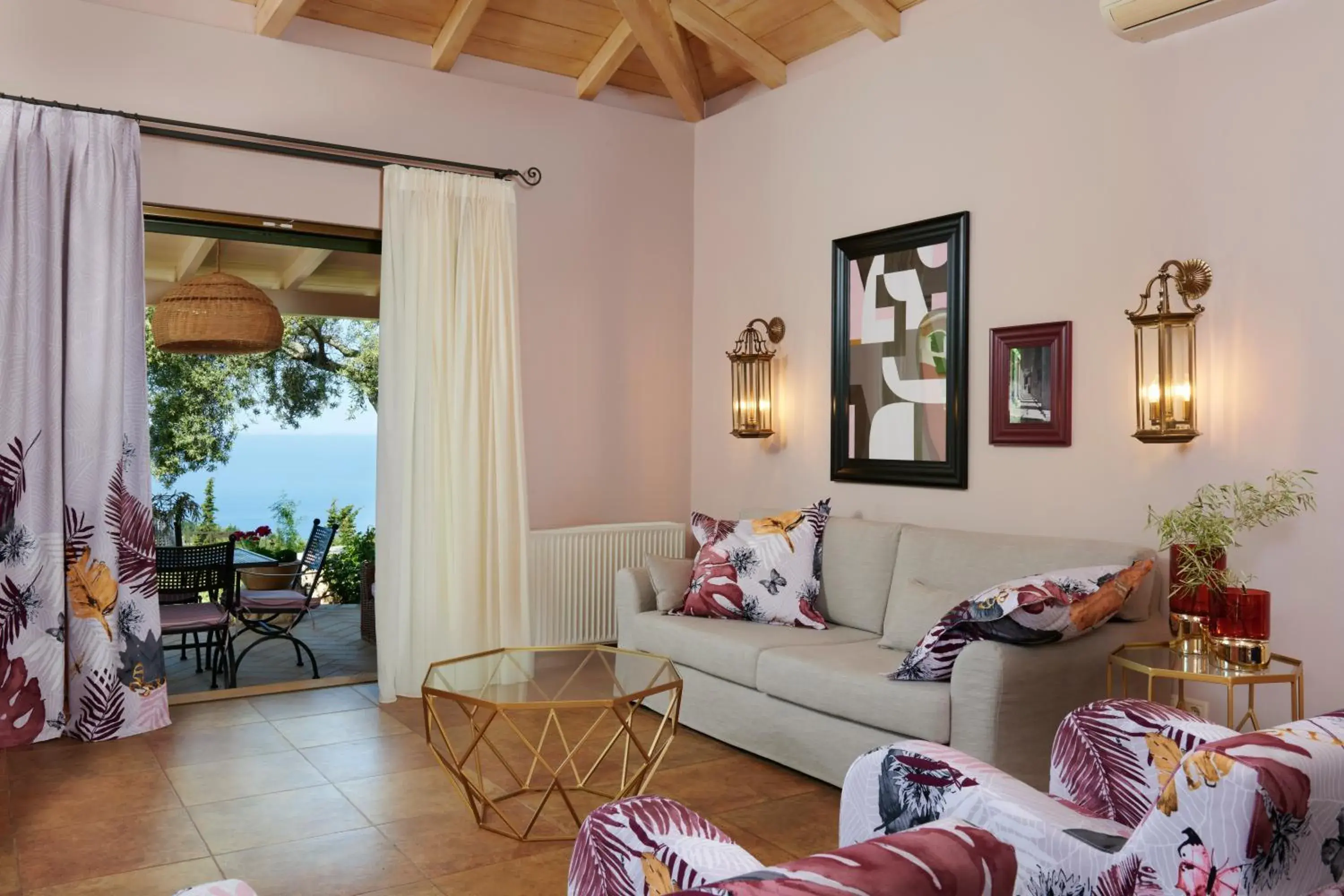 Living room in Artblue Villas Living room in Artblue Villas