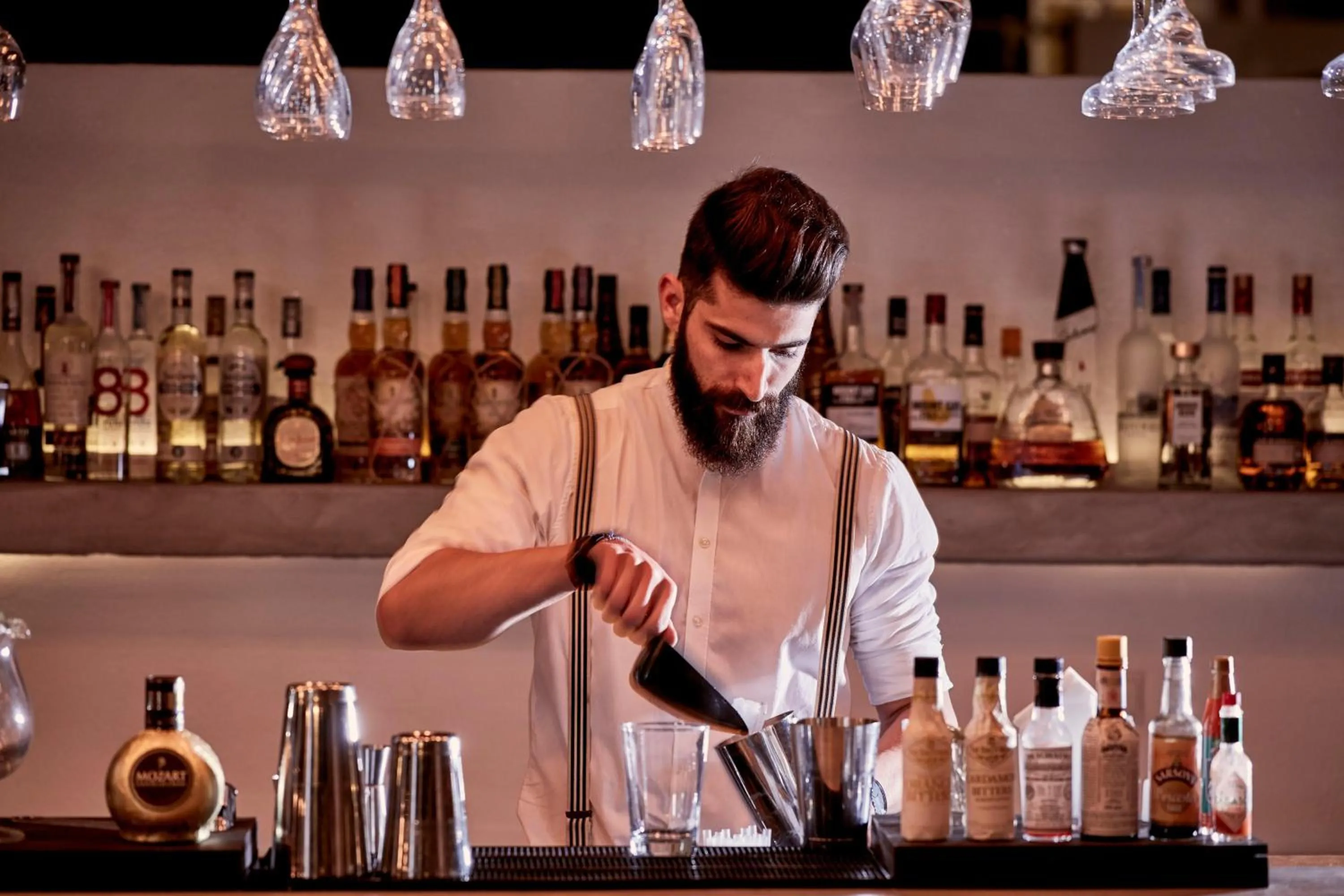 Lounge or bar in Boheme Mykonos Town - Small Luxury Hotels of the World